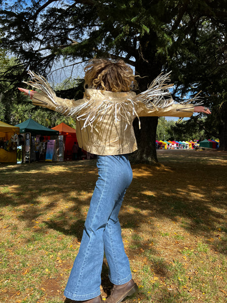 Woodstock Fringe Leather Jacket