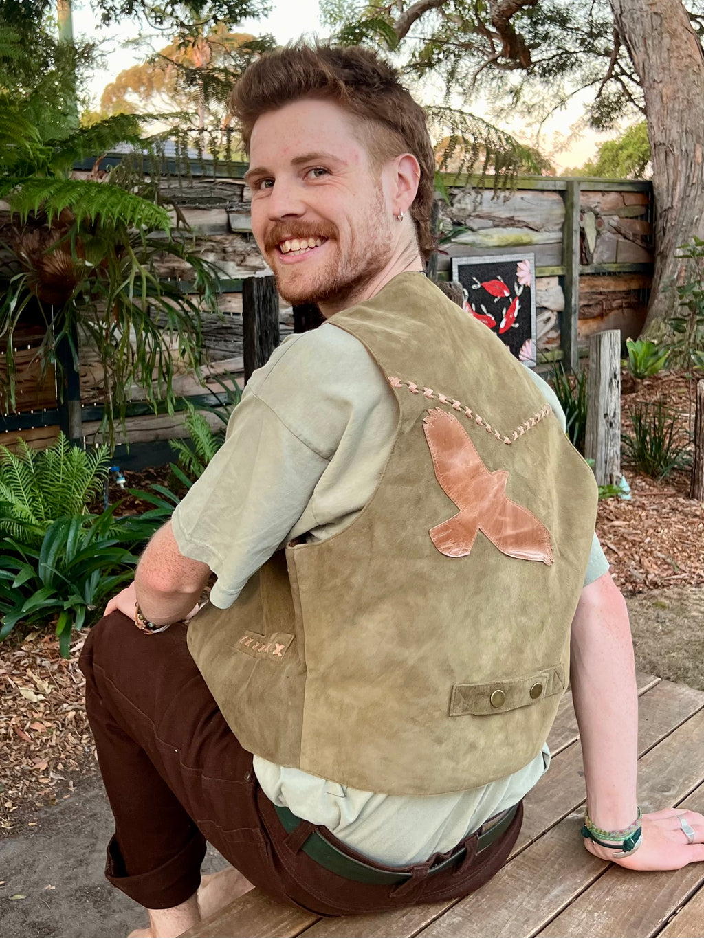 Free Bird Suede Vest