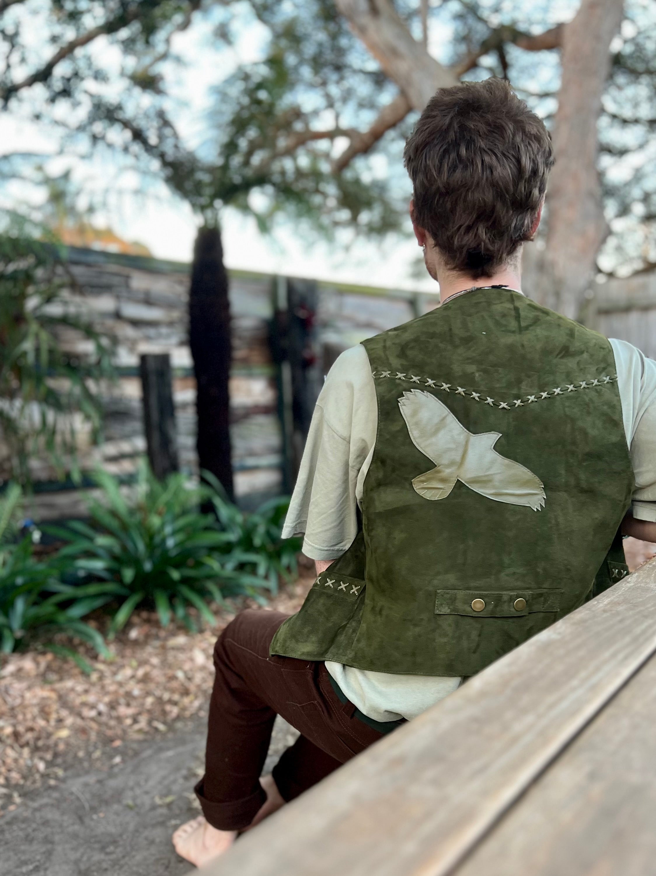 Free Bird Suede Vest