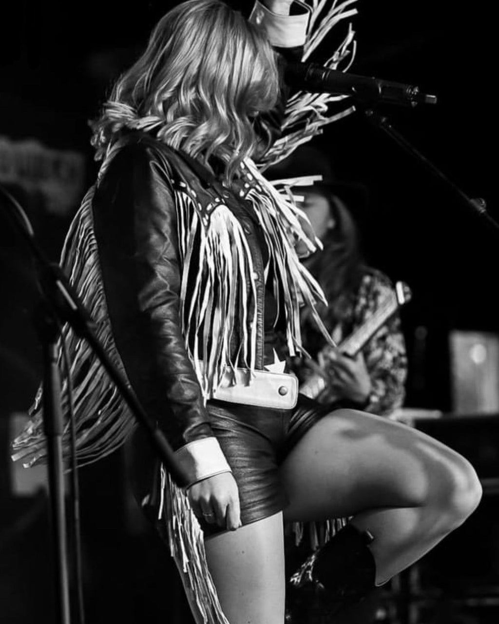 Lucky Fringe Cowgirl Custom Leather Jacket