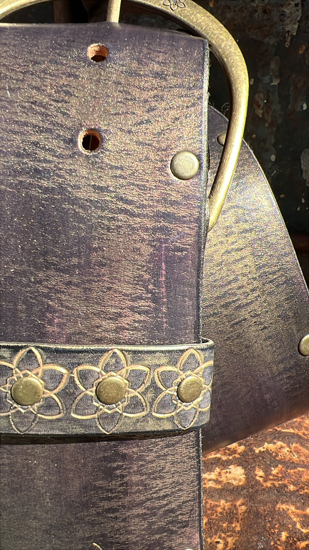 Goldie Distressed Hippi Belt