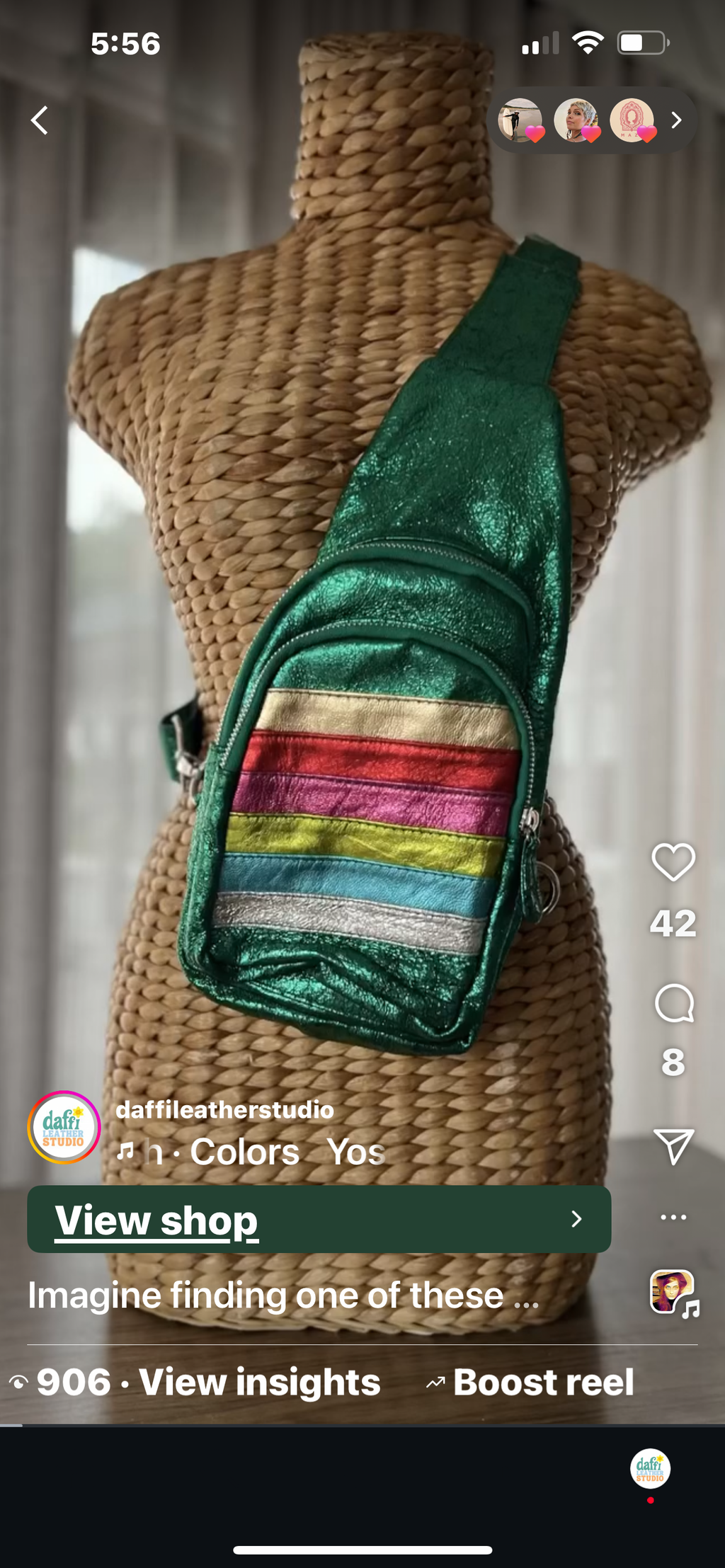 Rain-Bowie Sling Bag