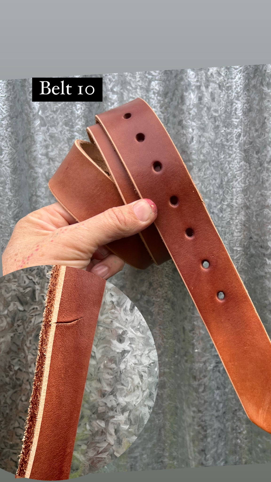 SALE  Belt 10 'Funki' Brown 78-88cm