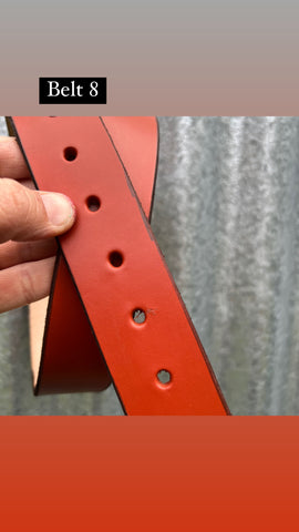 SALE  Belt 8 ‘Funki' Rust  68-79cm