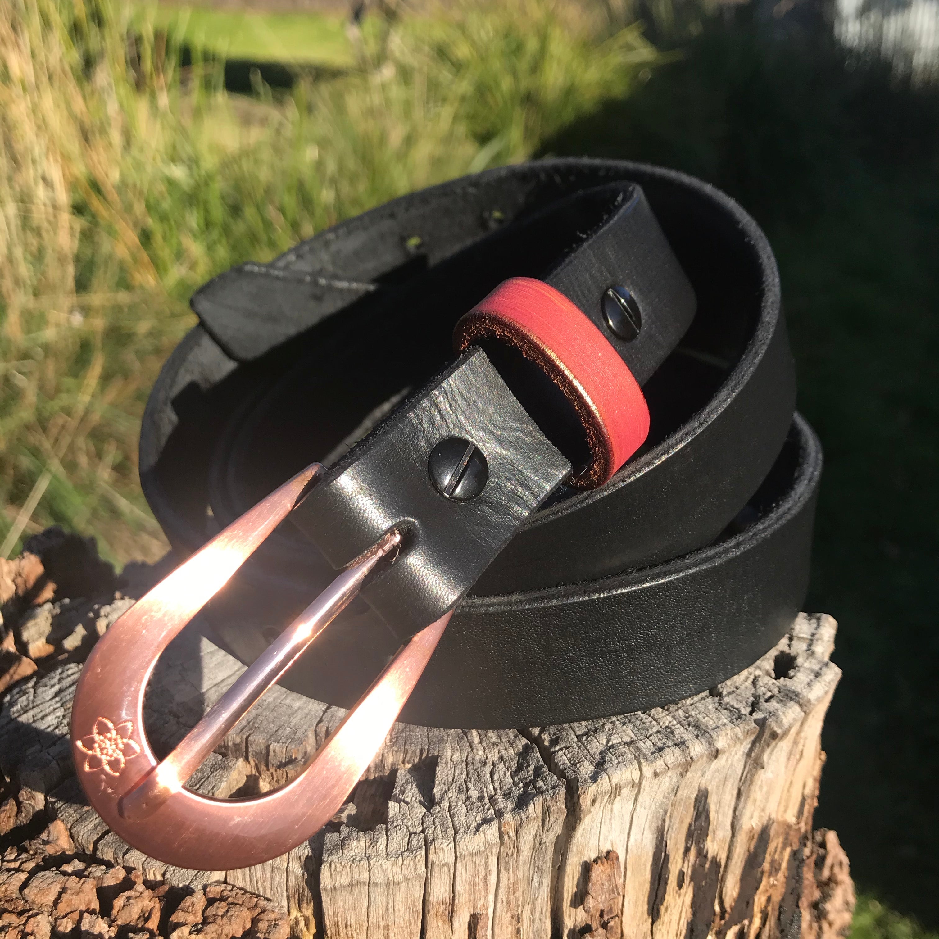 Boho Vintage Style' Slinki' Belt SPECIAL - BLACK ROSE