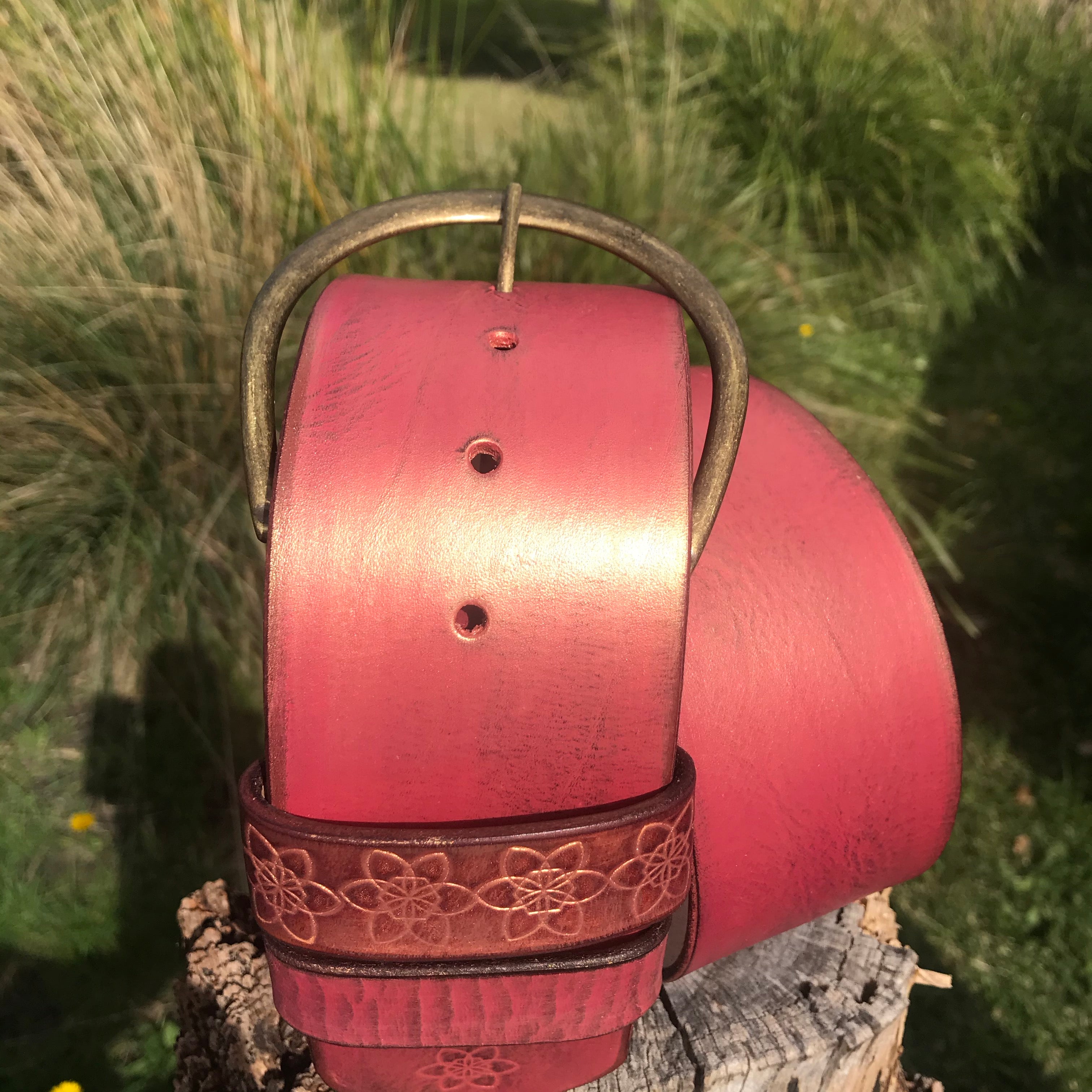 Hippi' Wide Belt ROSE Gold