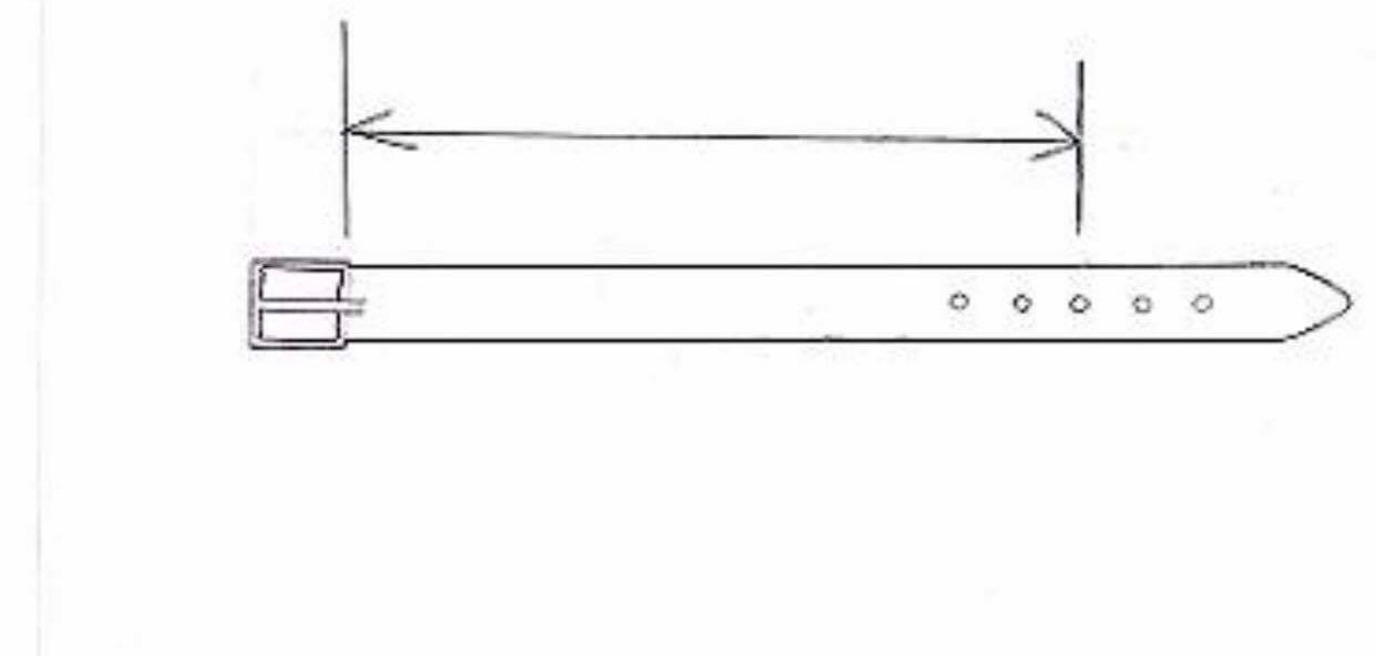 Boho Vintage Style' Slinki' Belt in Rust