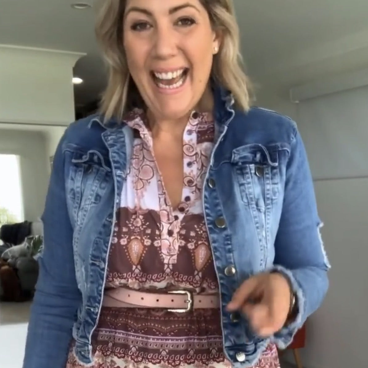 Boho Vintage Style' Slinki' Belt in Musk