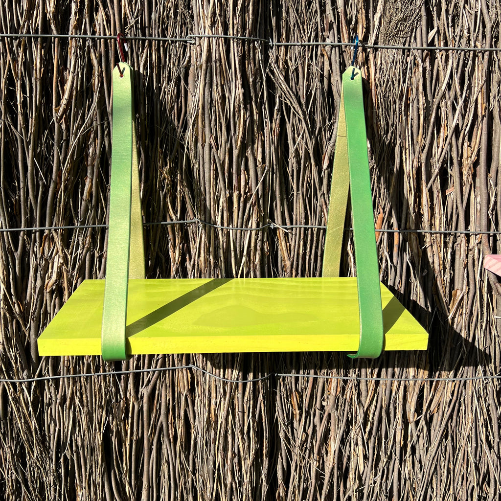 Leather Hanging Floating Shelf Brackets