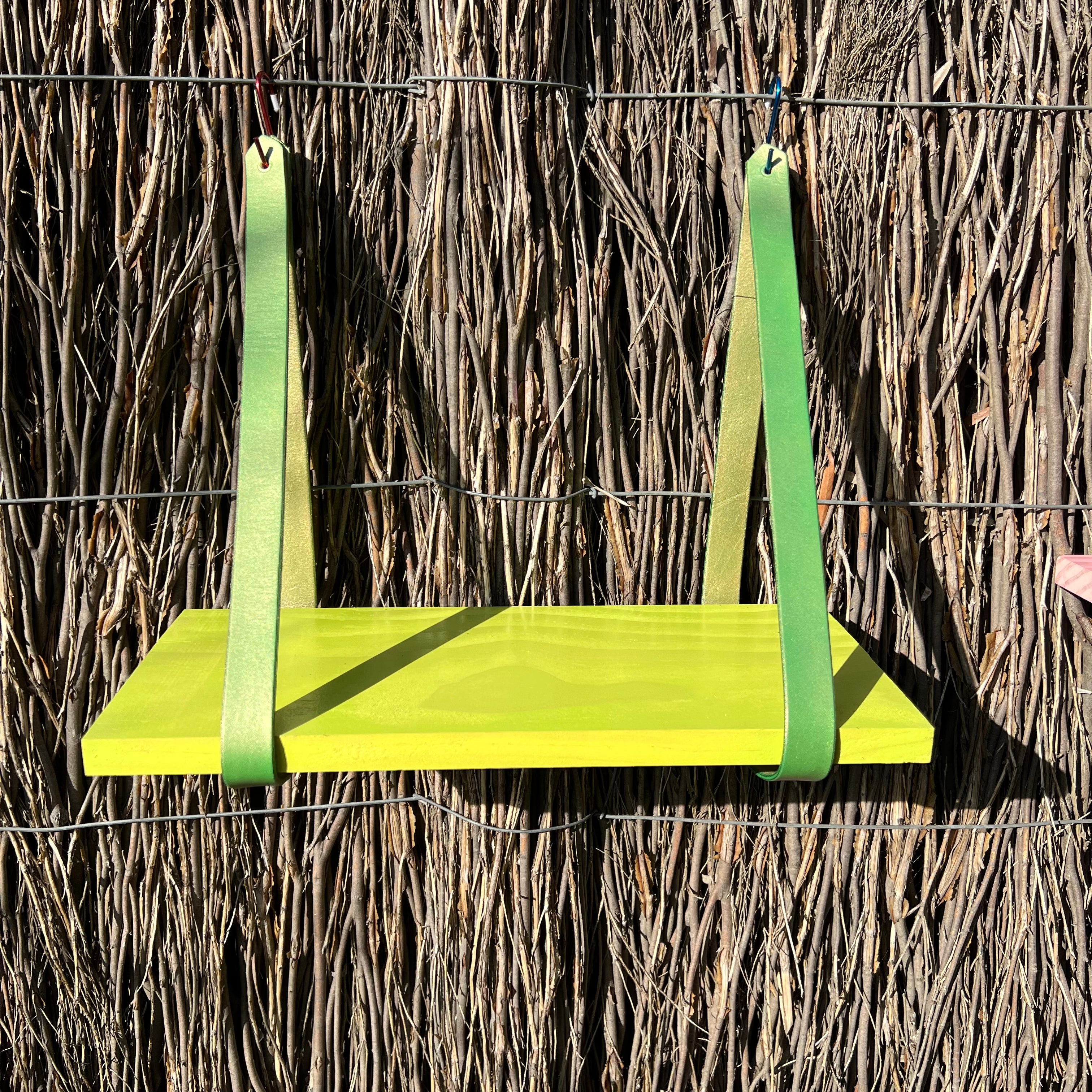 Leather Hanging Floating Shelf Brackets