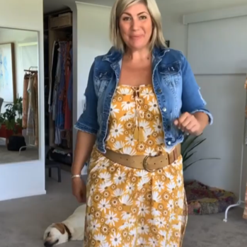 Hippi Wide Belt Gold Custom Handmade Painted Distressed Leather Embossed