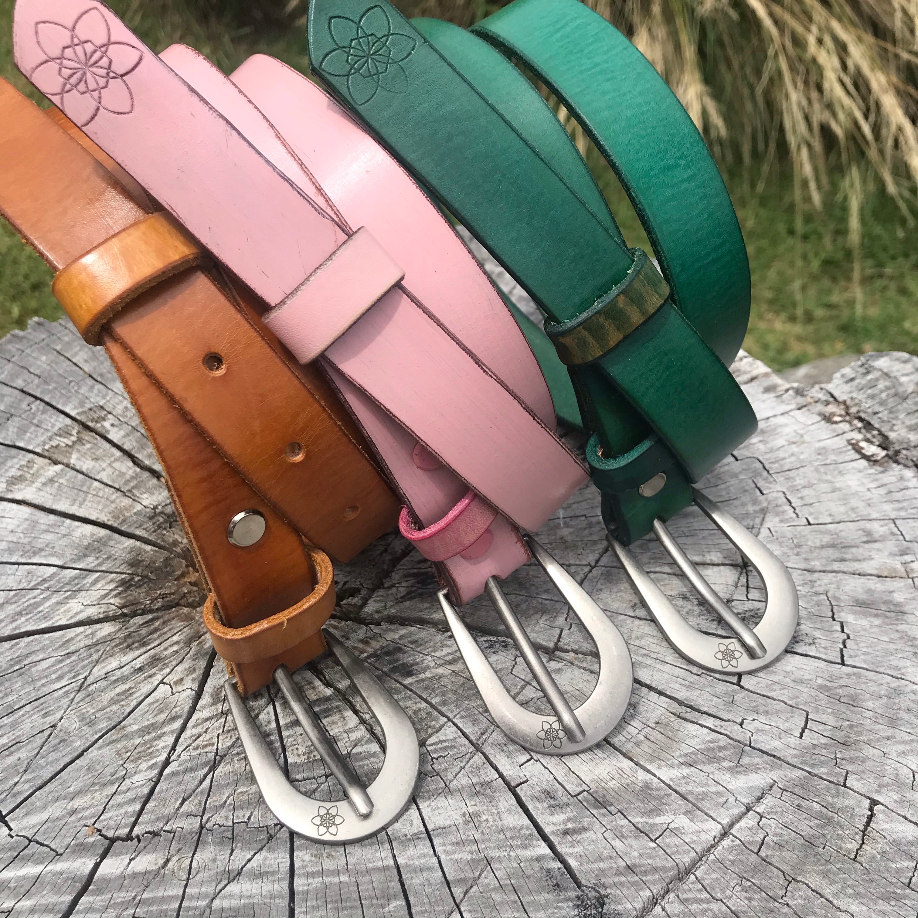 Boho Vintage Style' Slinki' Belt in Musk