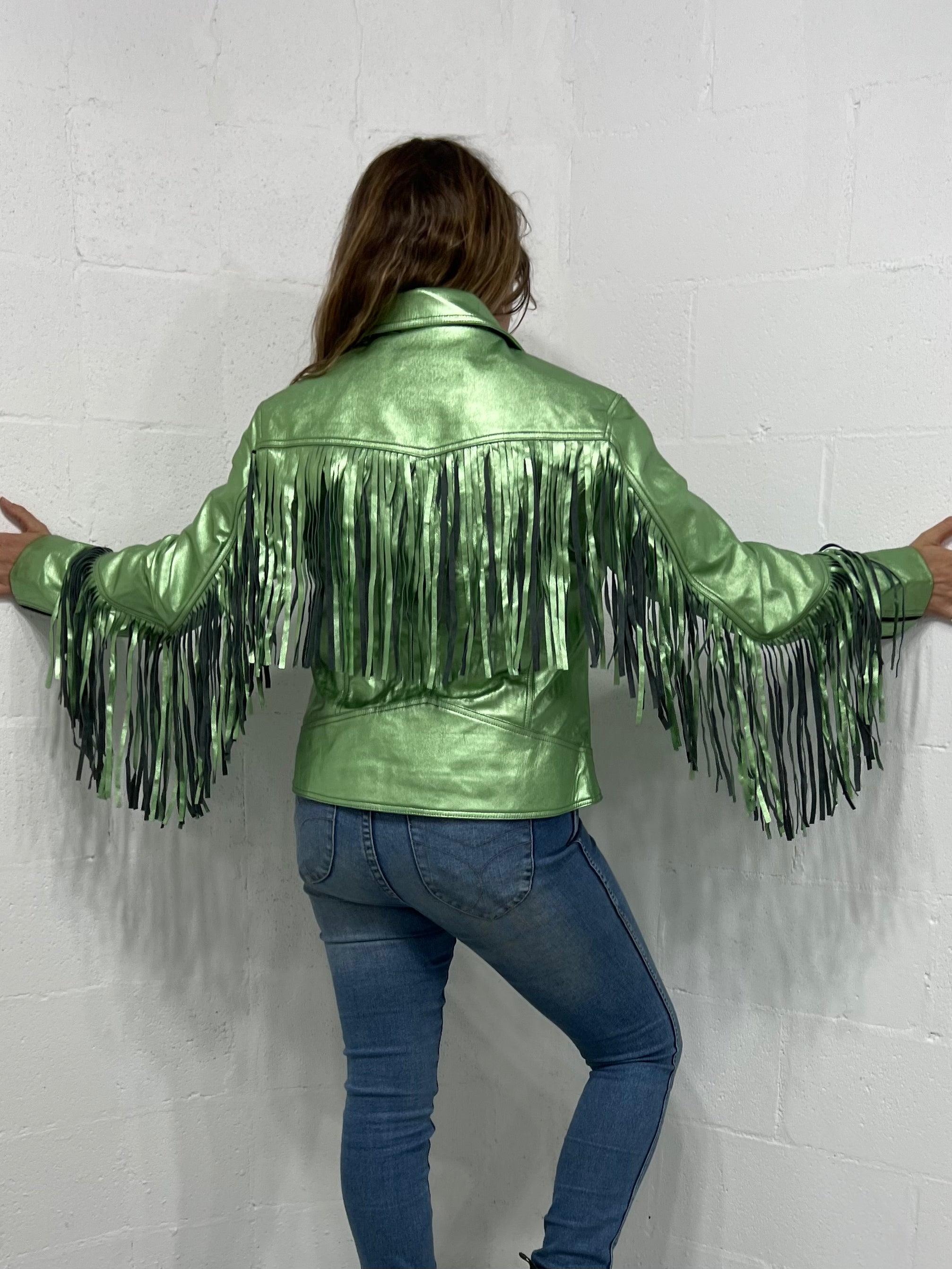 Woodstock Fringe Leather Jacket