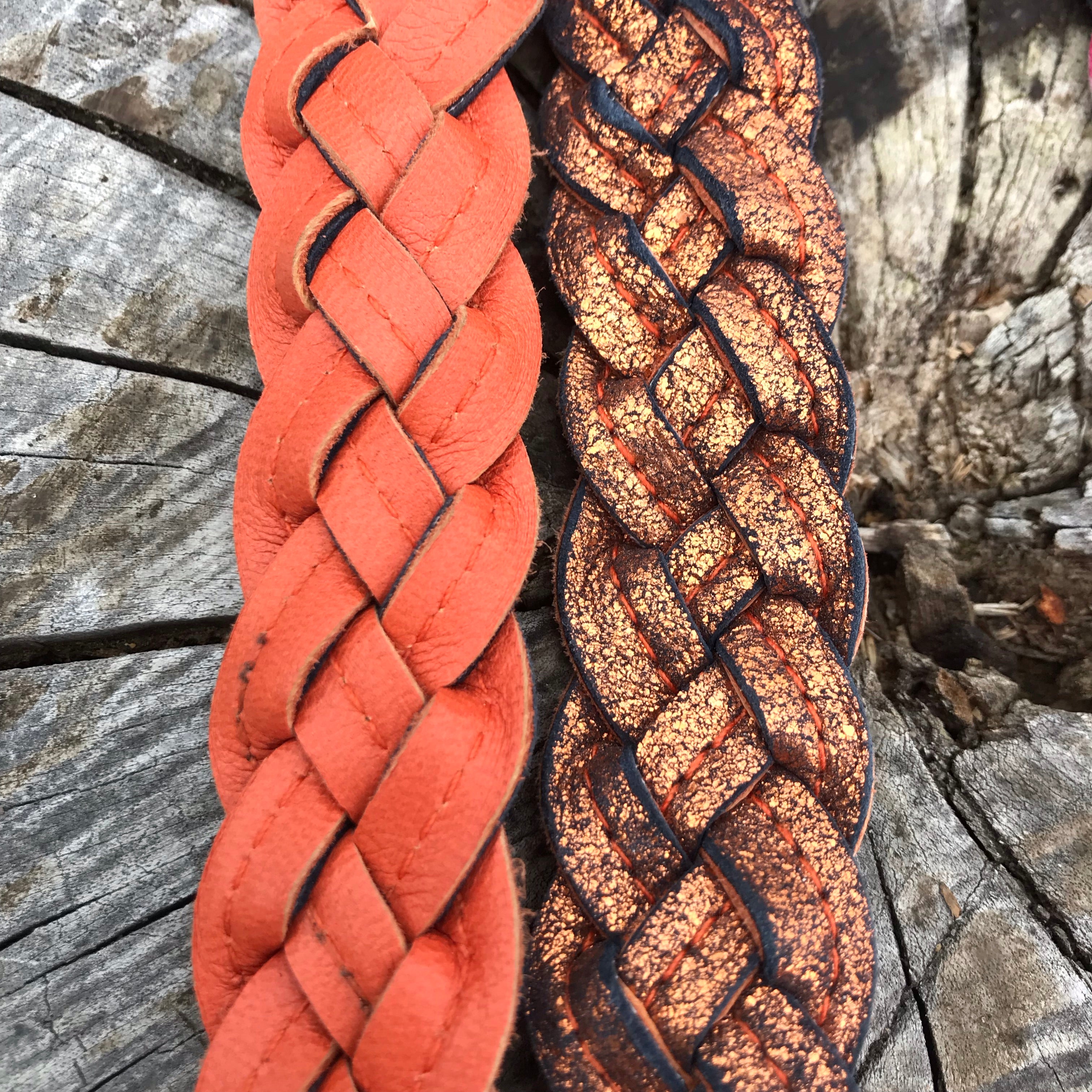 Reversible Sparkle Plait Belts