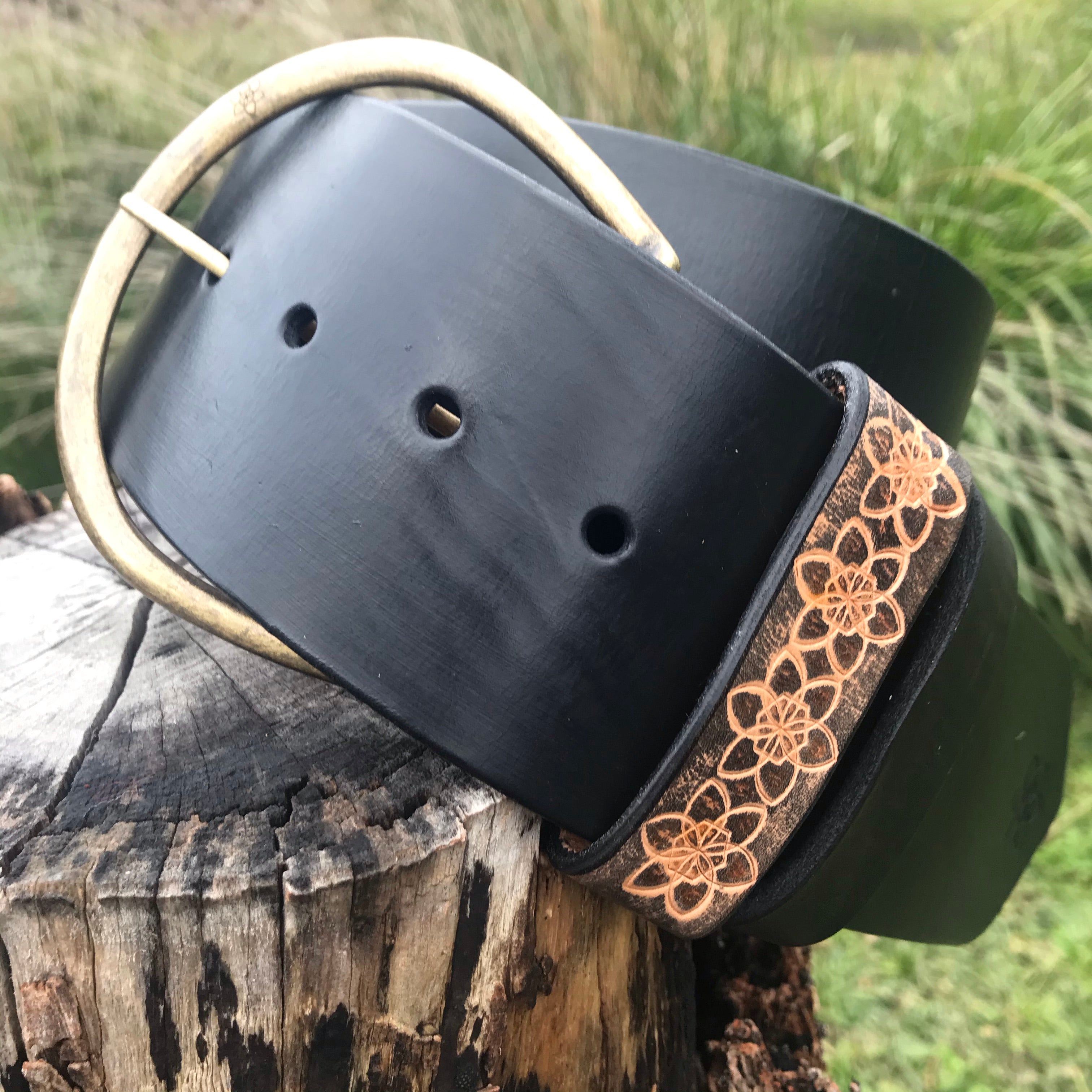 'Hippi' Wide Belt ONYX