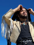 Woodstock Fringe Leather Jacket