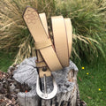 Boho Vintage Style 'Slinki' Belt in Champagne