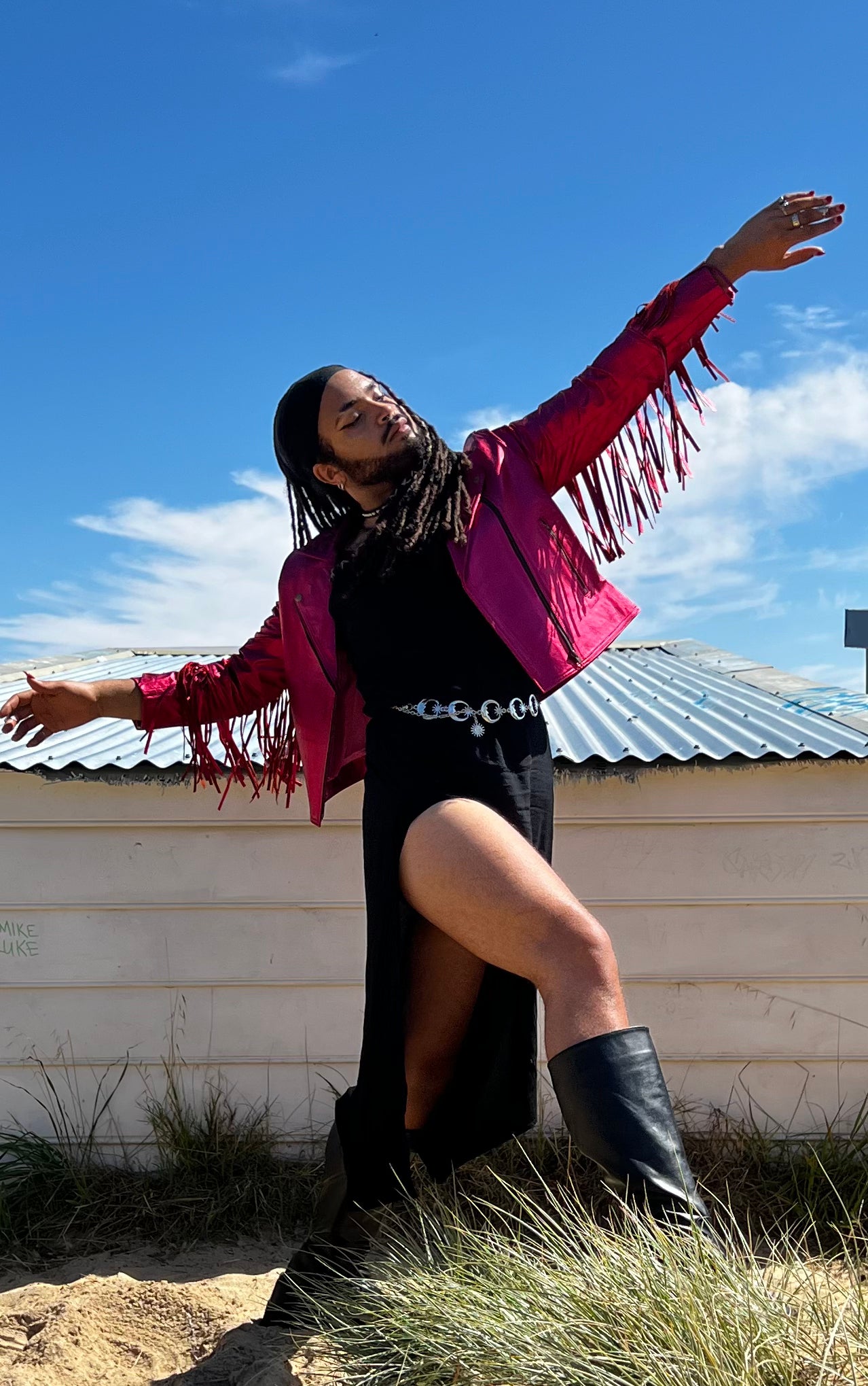 Woodstock Fringe Leather Jacket