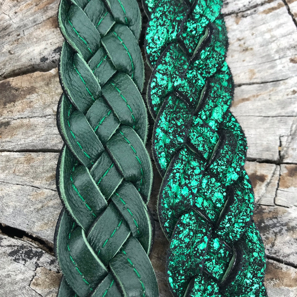 Reversible Sparkle Plait Belts