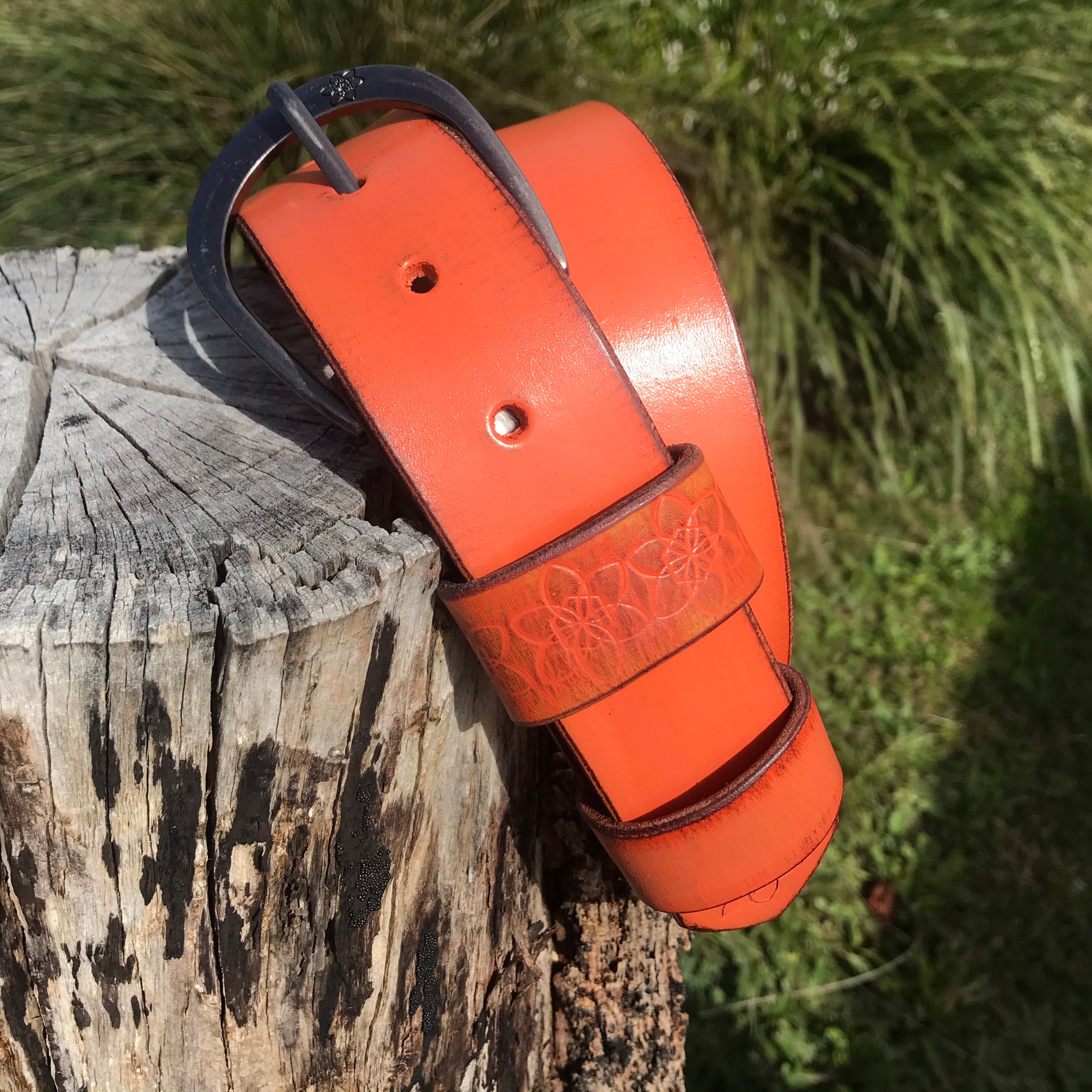 Boho Vintage Style 'Funki' Belt in Tang