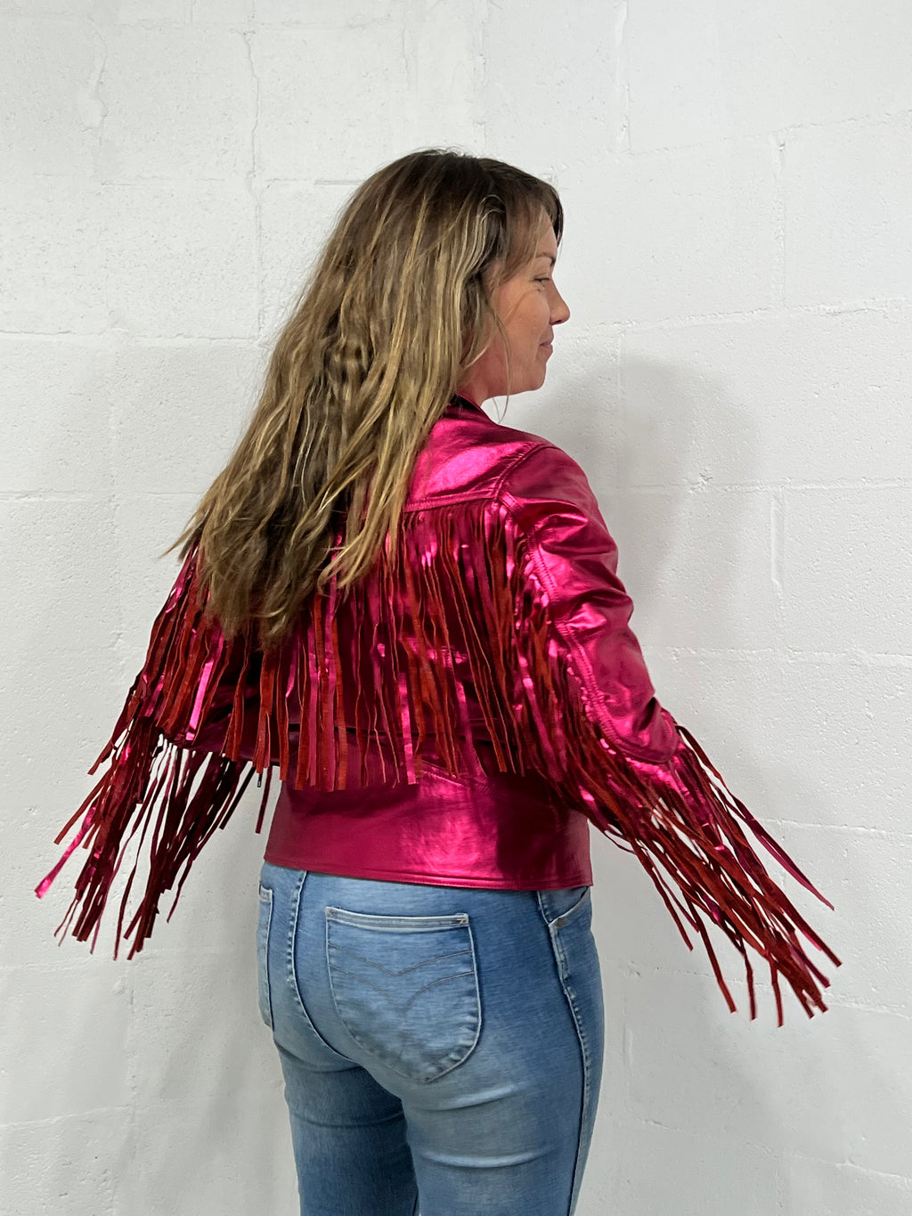 Woodstock Fringe Leather Jacket