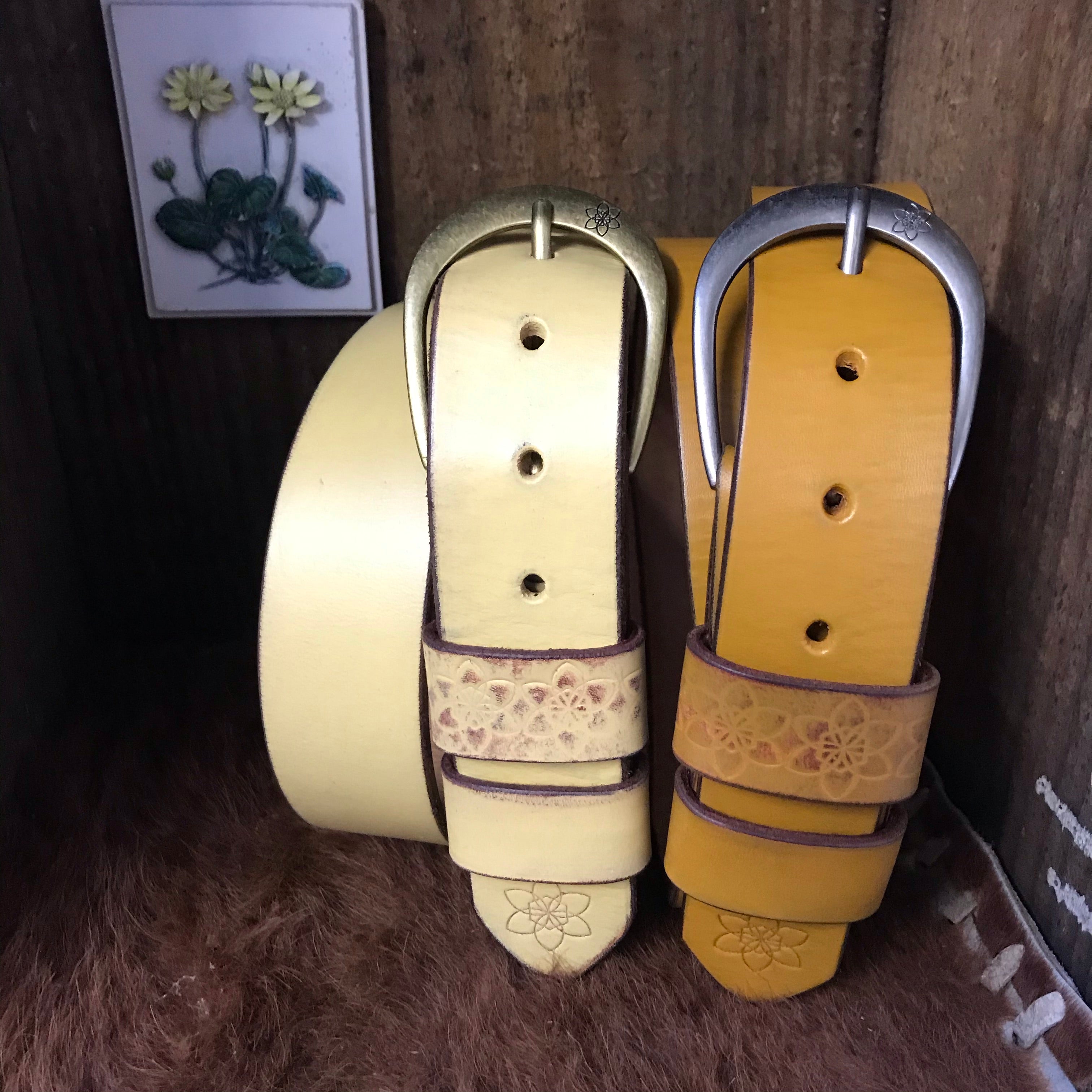 MUSTARD Yellow  'Funki'  Belt