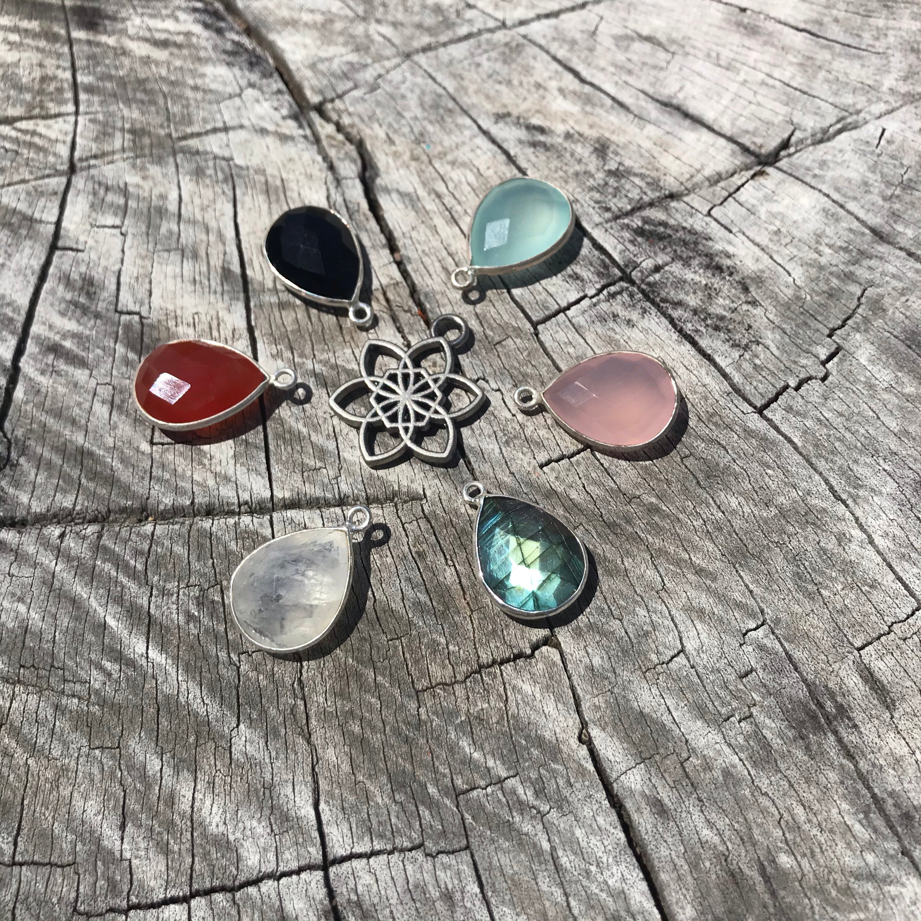 Wispi Gem Tie Belt  Natural