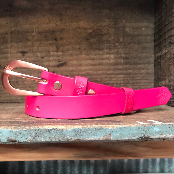 Neon Popping Pink ' Slinki' Belt