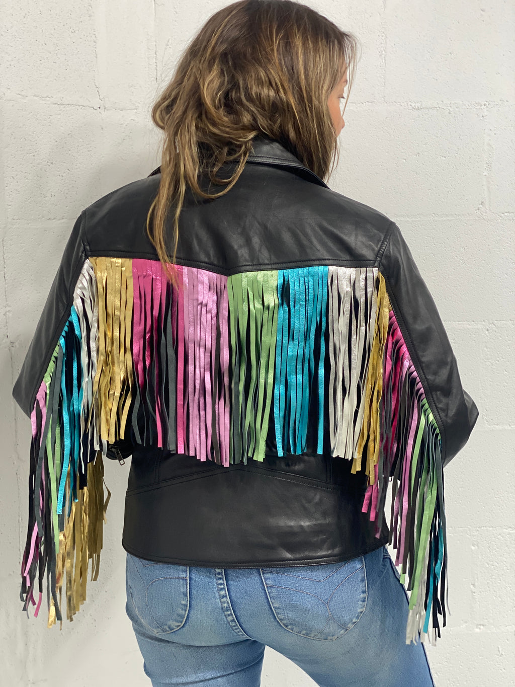 Woodstock Fringe Leather Jacket