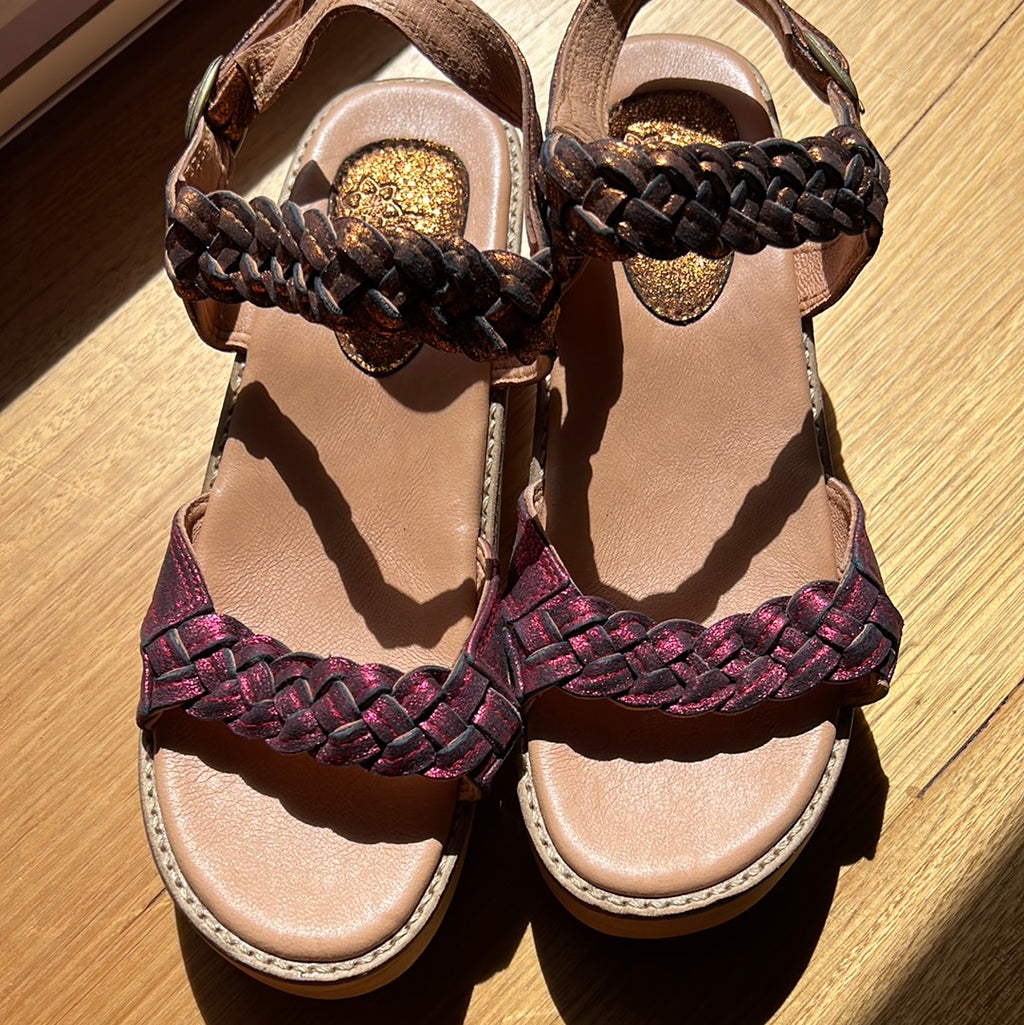 Cloggi SUNSET Orange & Pink Sparkle