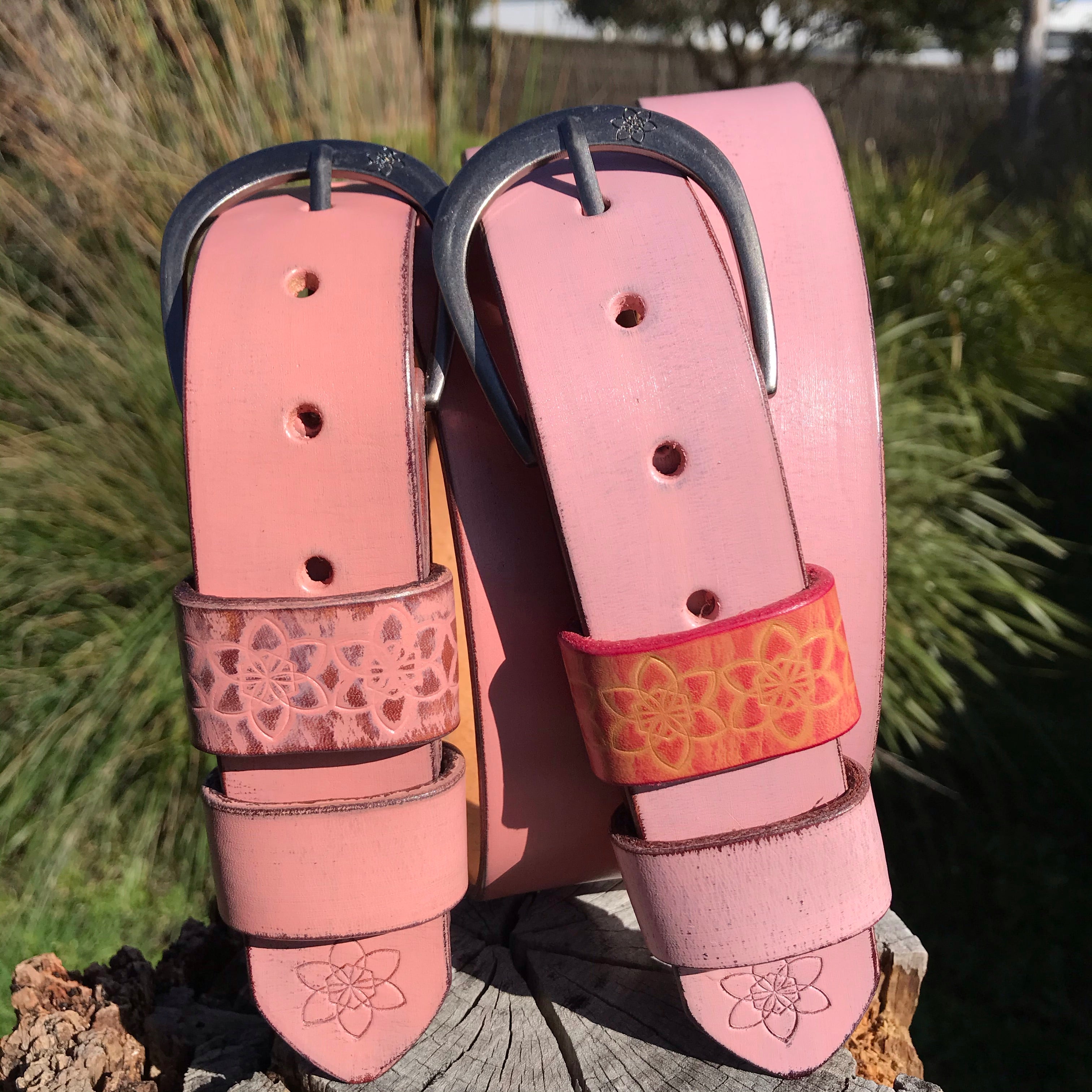 Coral  'Funki' Belt
