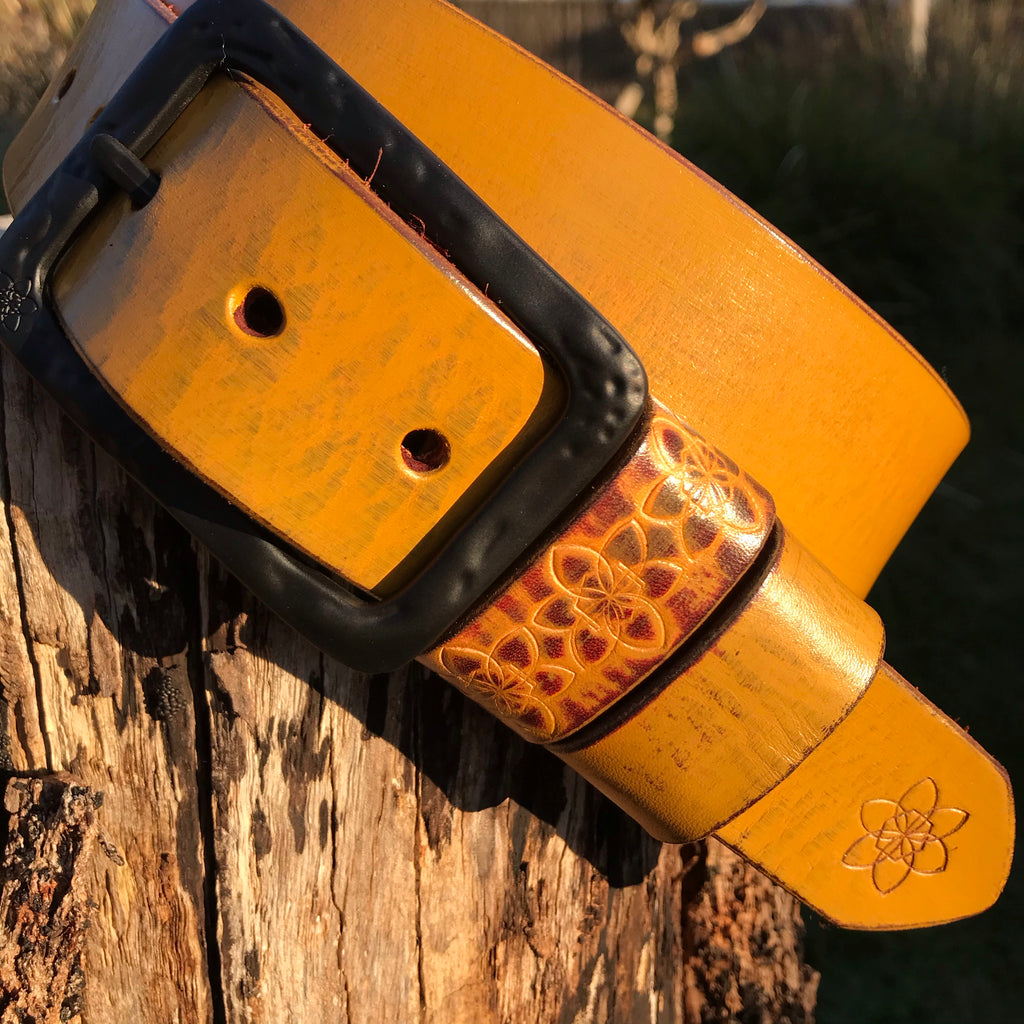 MUSTARD Yellow  'Funki'  Belt