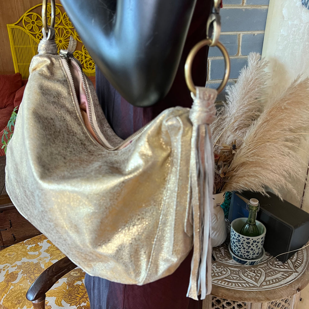 Mini Metallic Dakini Slouchi Bag