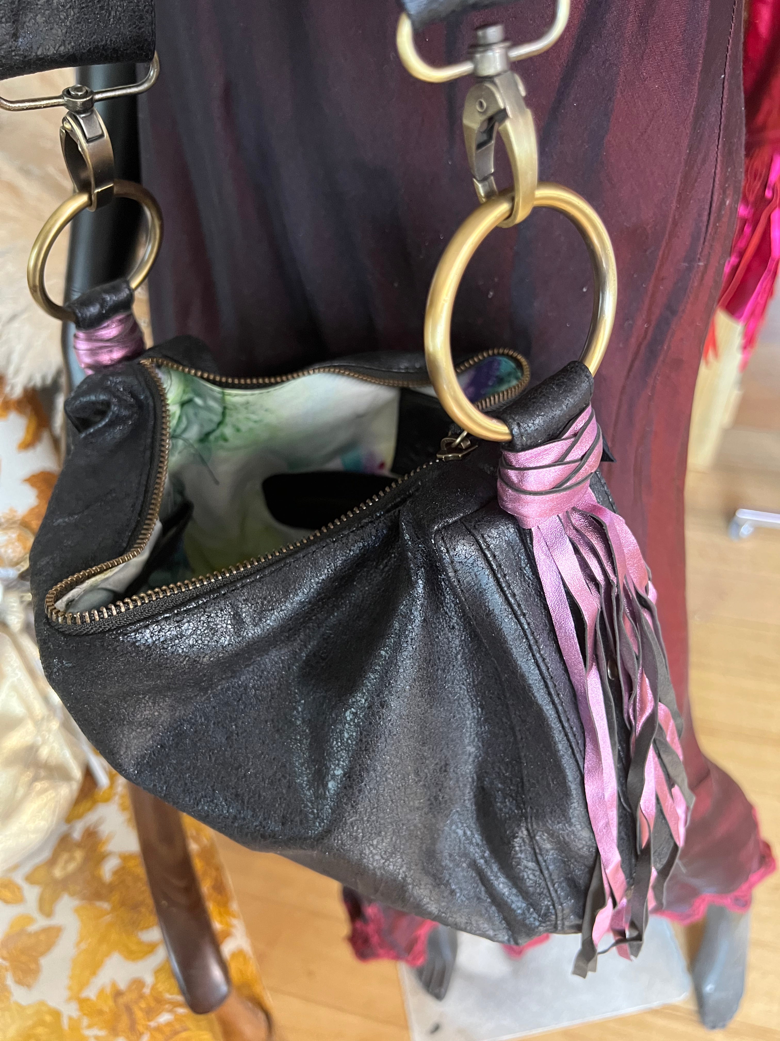 Mini Metallic Dakini Slouchi Bag