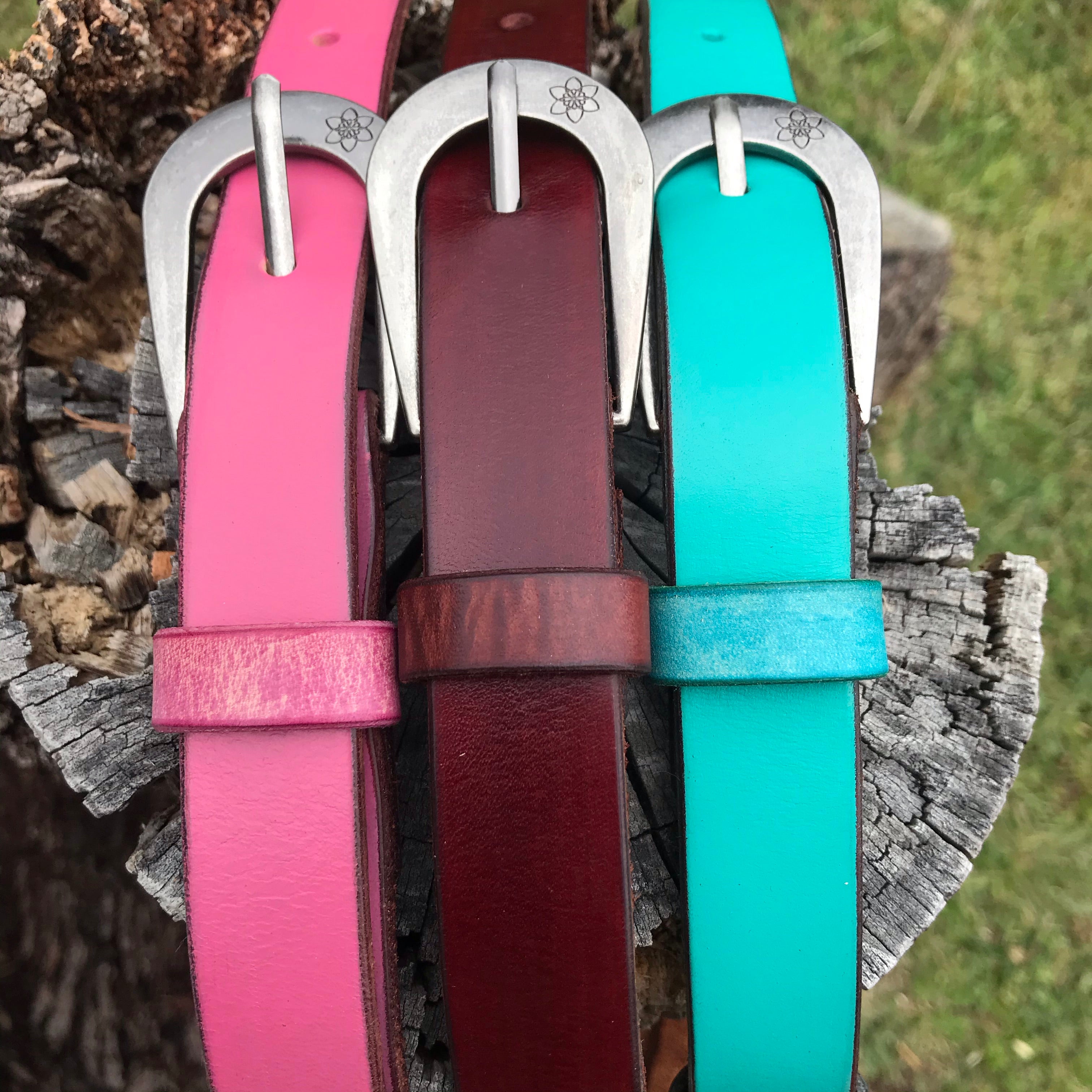 Boho Vintage Style 'Slinki' Belt in Blush