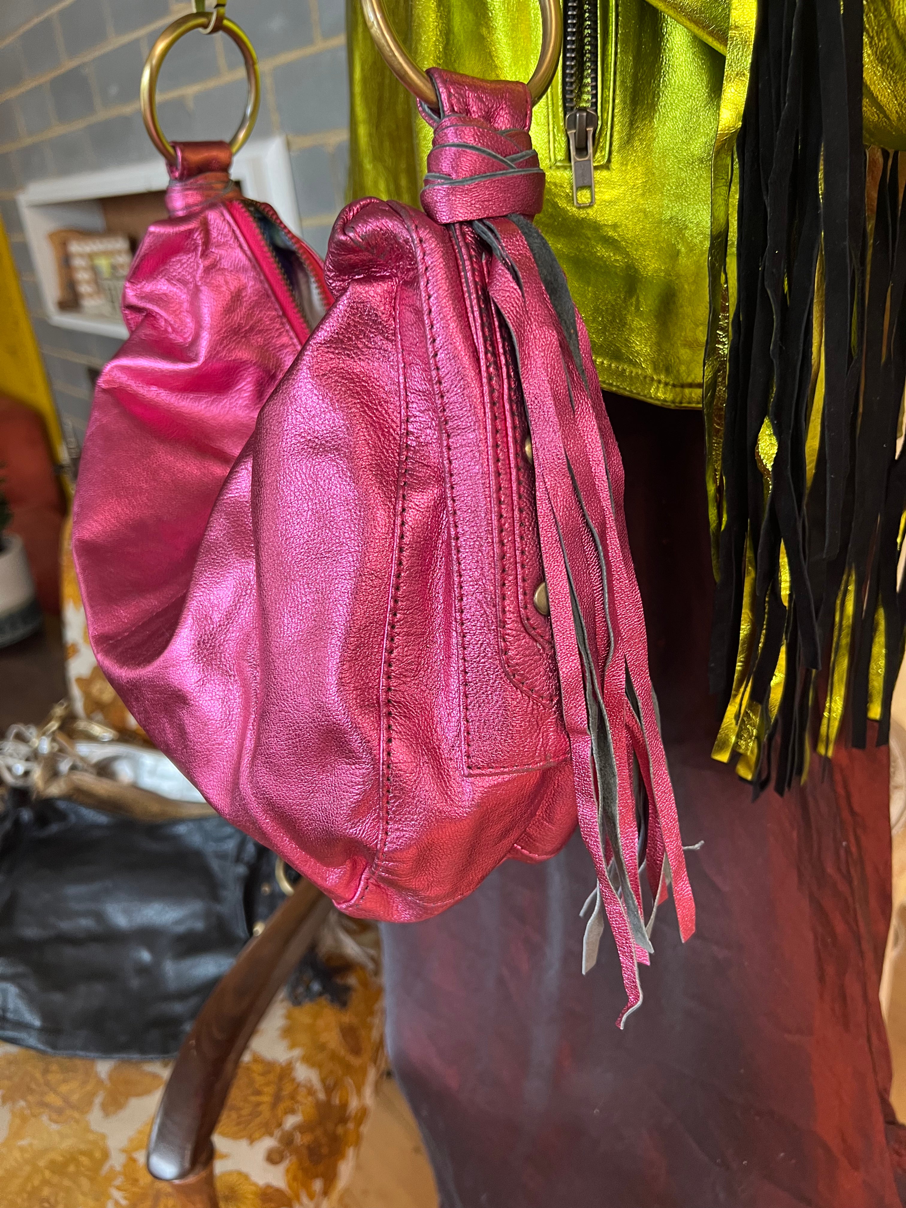 Mini Metallic Dakini Slouchi Bag