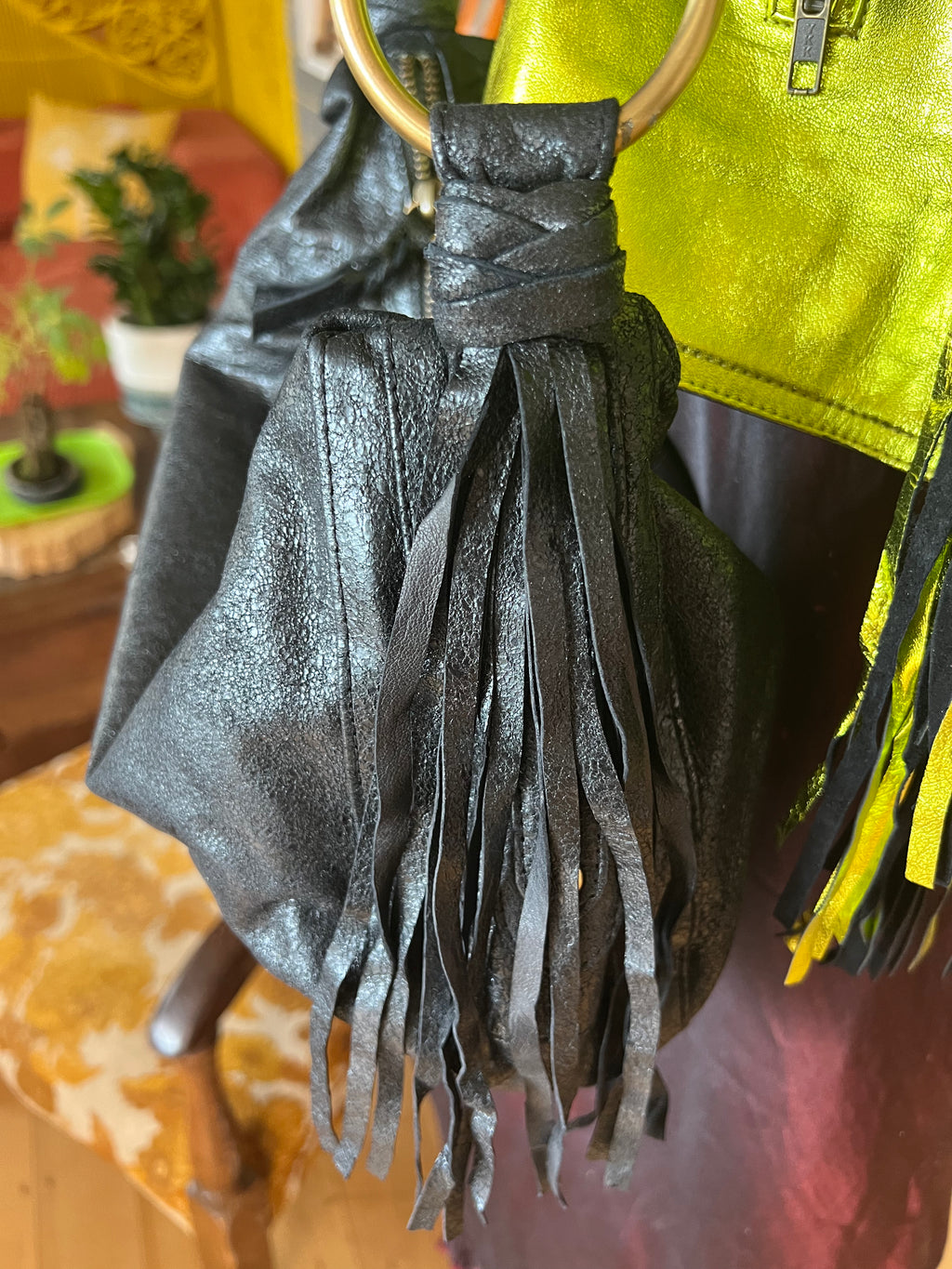 Mini Metallic Dakini Slouchi Bag