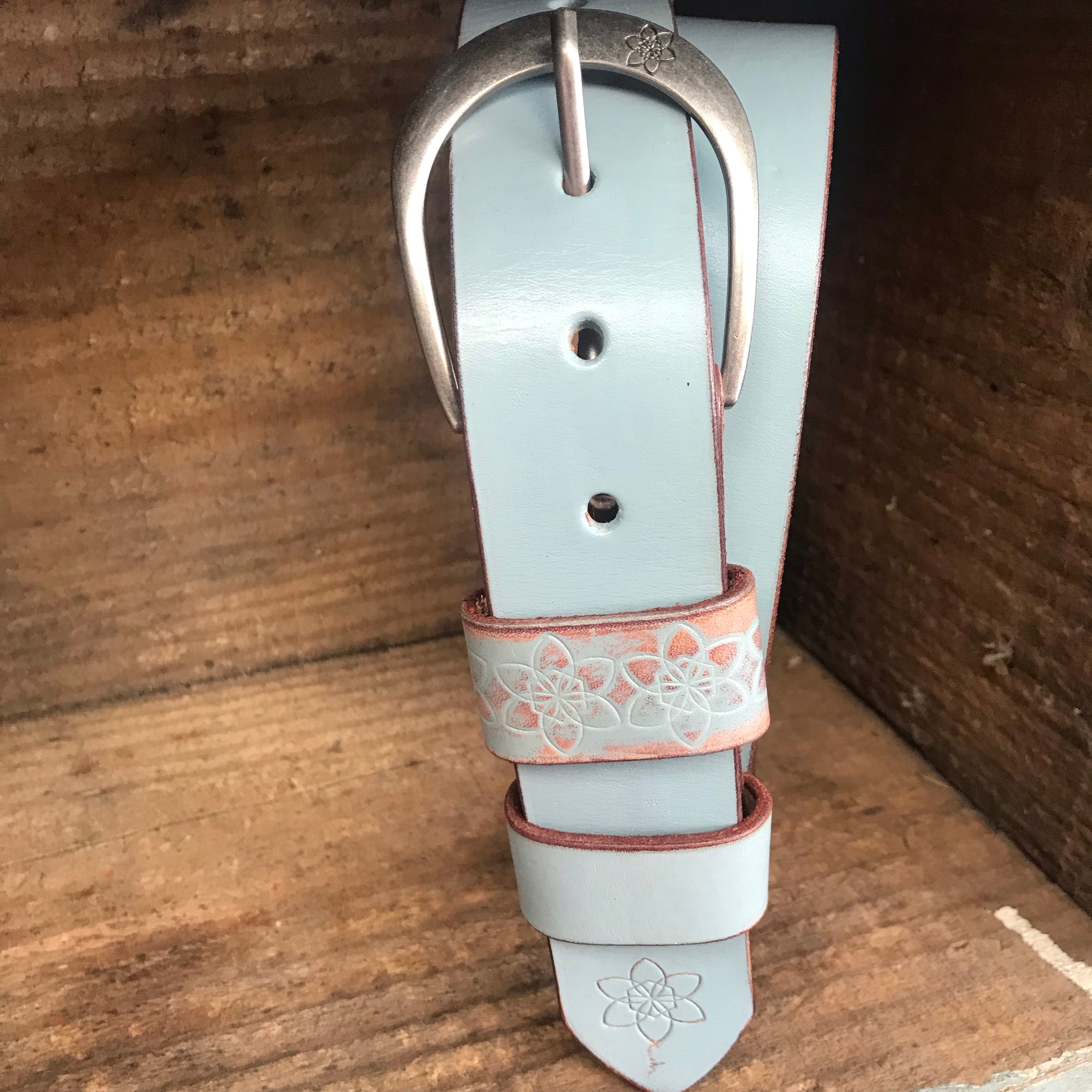 Duck Egg Boho Vintage Style 'Funki' Belt