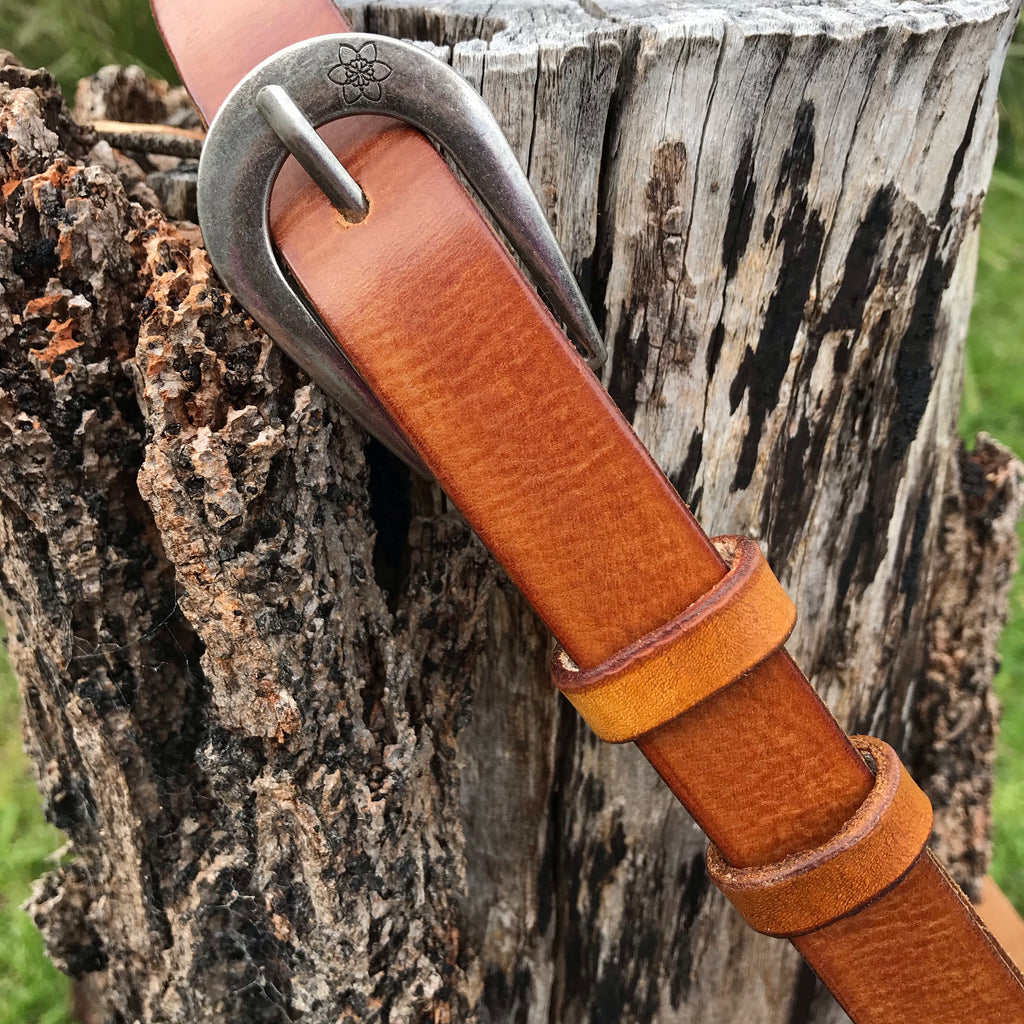 Boho Vintage Style 'Slinki' Belt in Honey