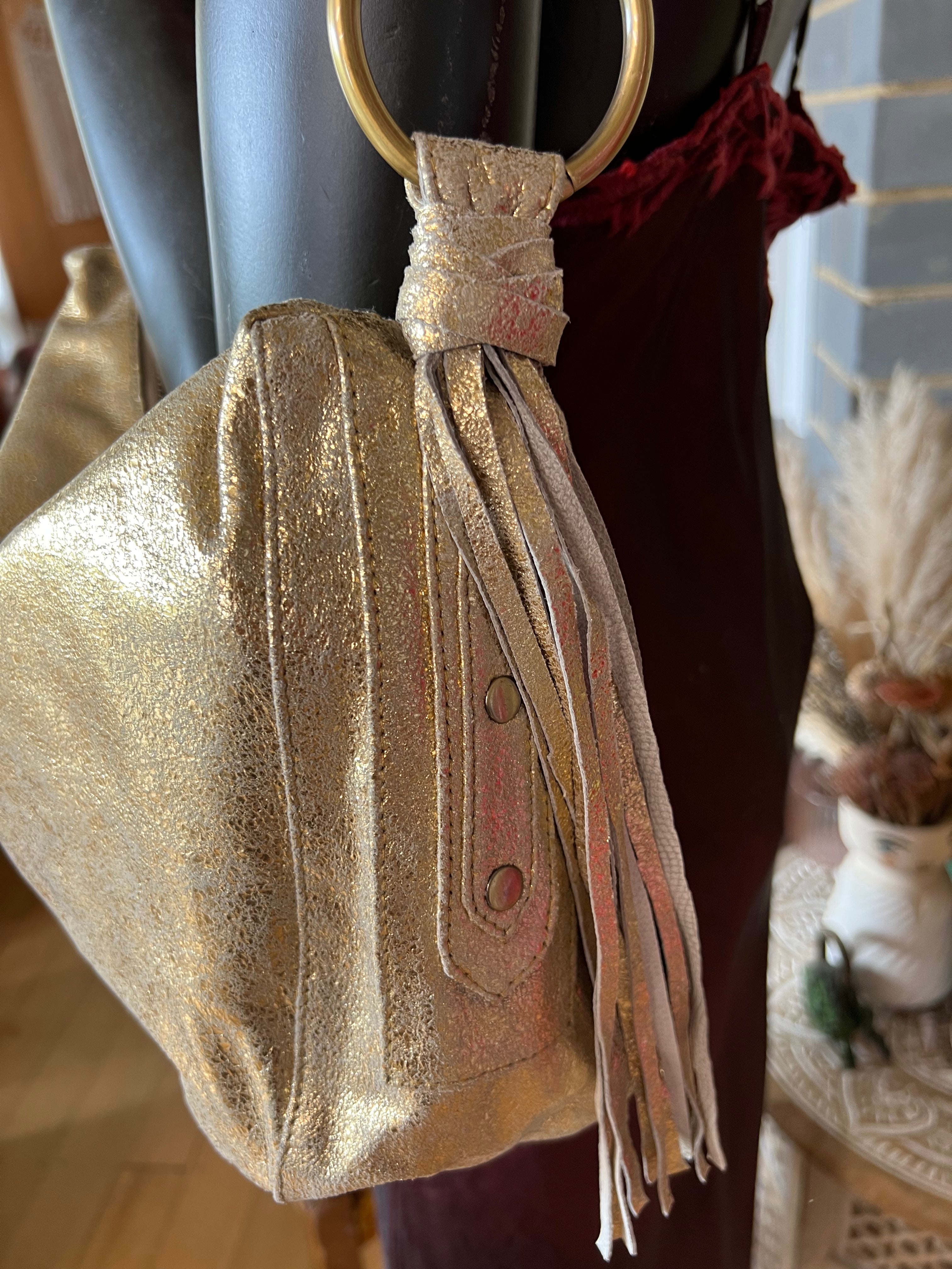 Mini Metallic Dakini Slouchi Bag