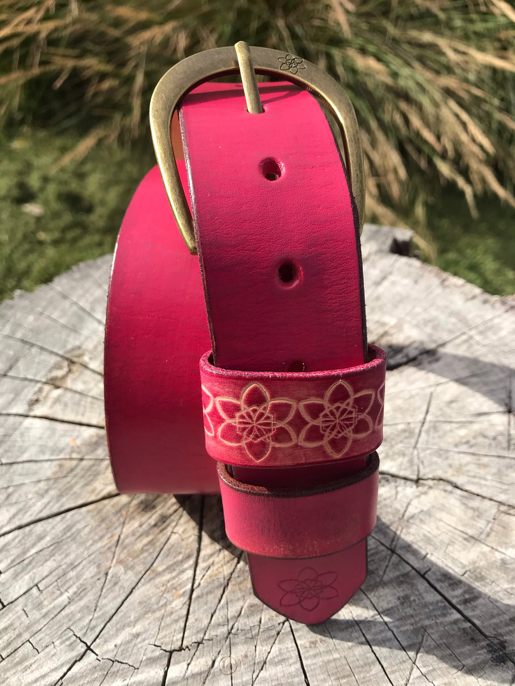 Boho Vintage Style 'Funki' Belt in Rose