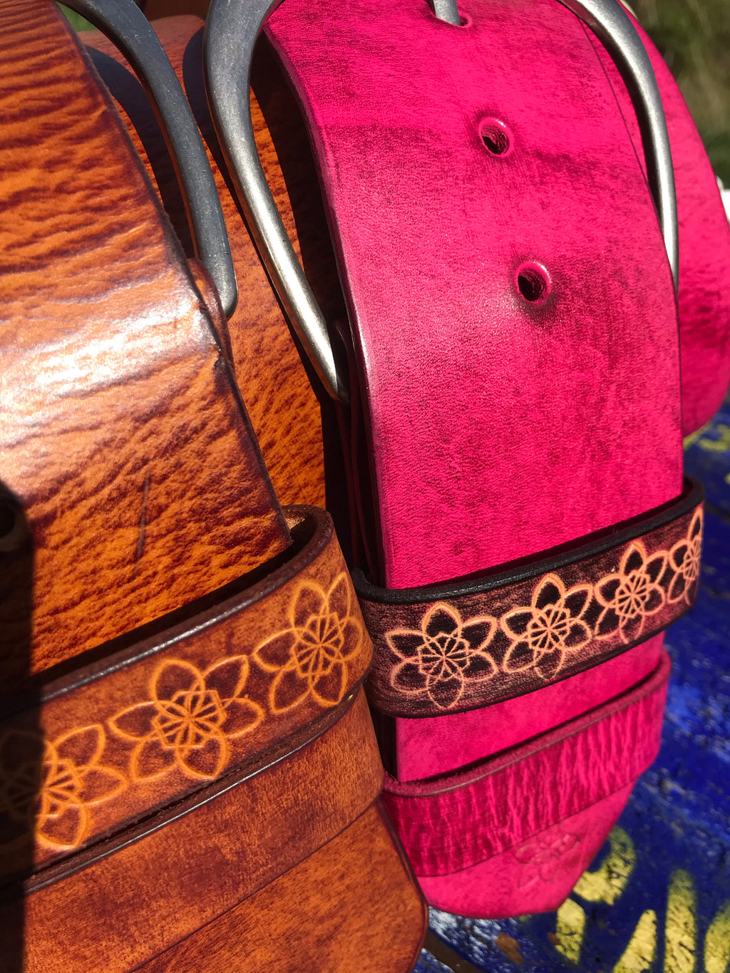‘Hippi' Wide Belt Edgy Pink