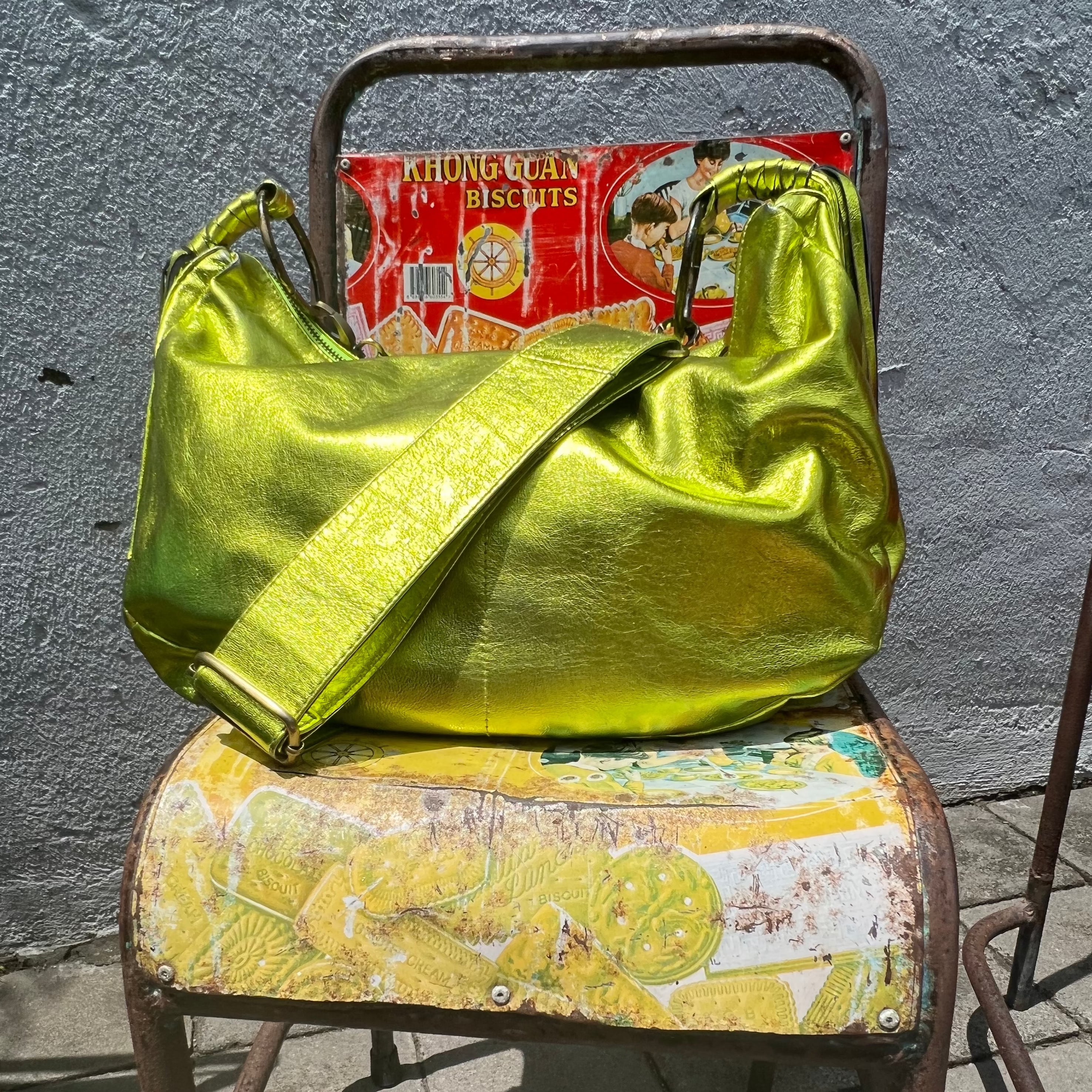 Large Metallic Dakini Slouchi Bag