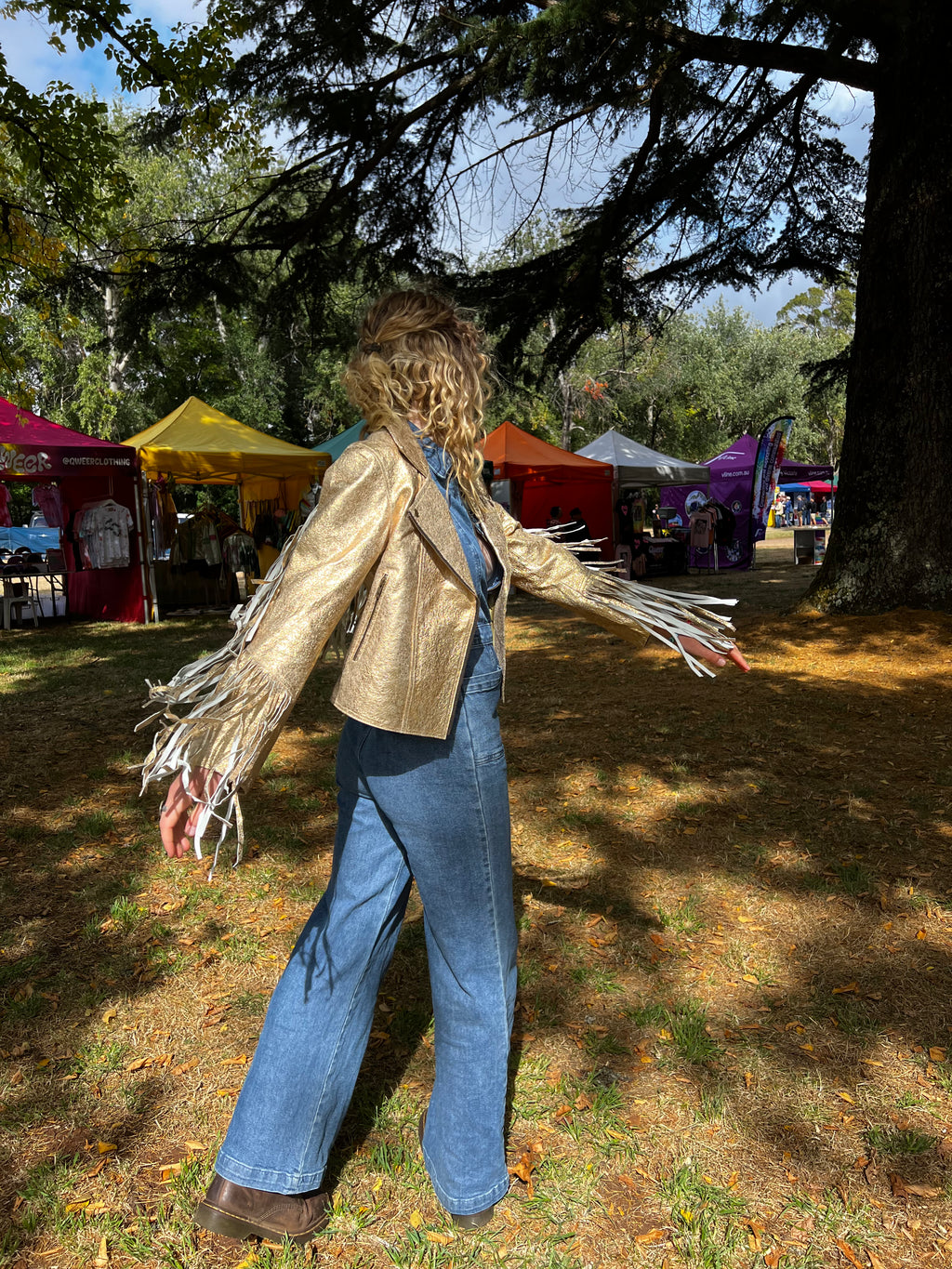 Woodstock Fringe Leather Jacket