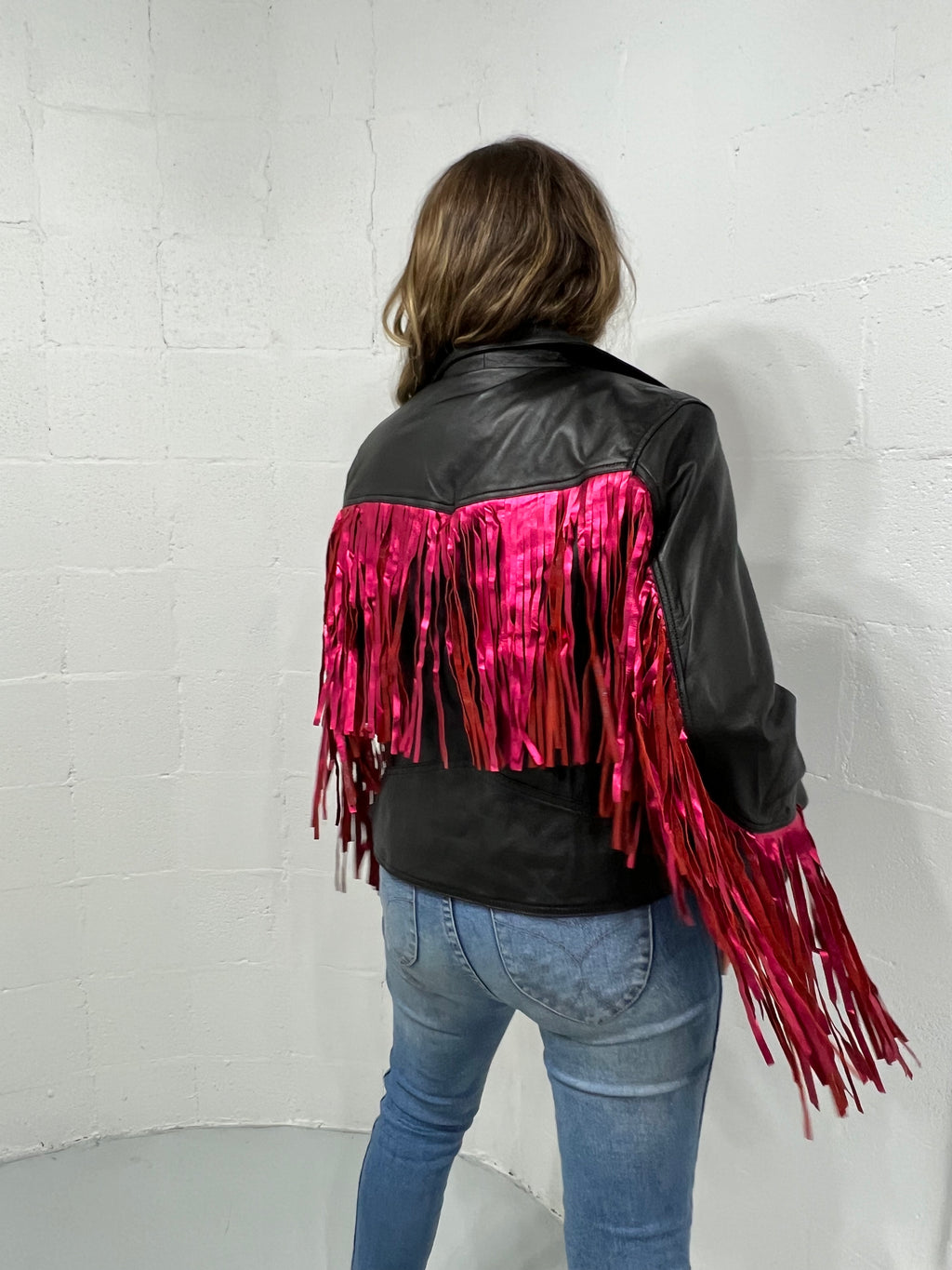 Woodstock Fringe Leather Jacket