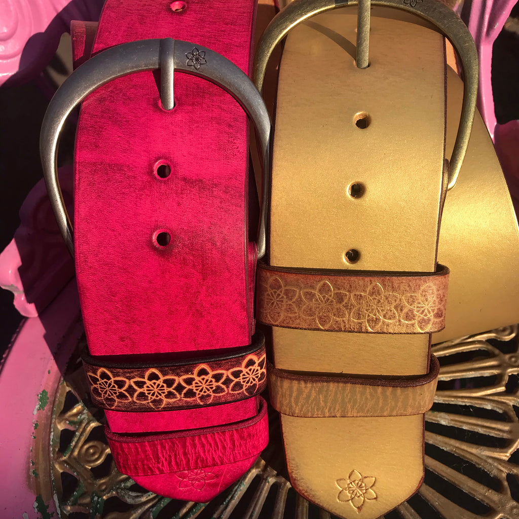 ‘Hippi' Wide Belt Edgy Pink