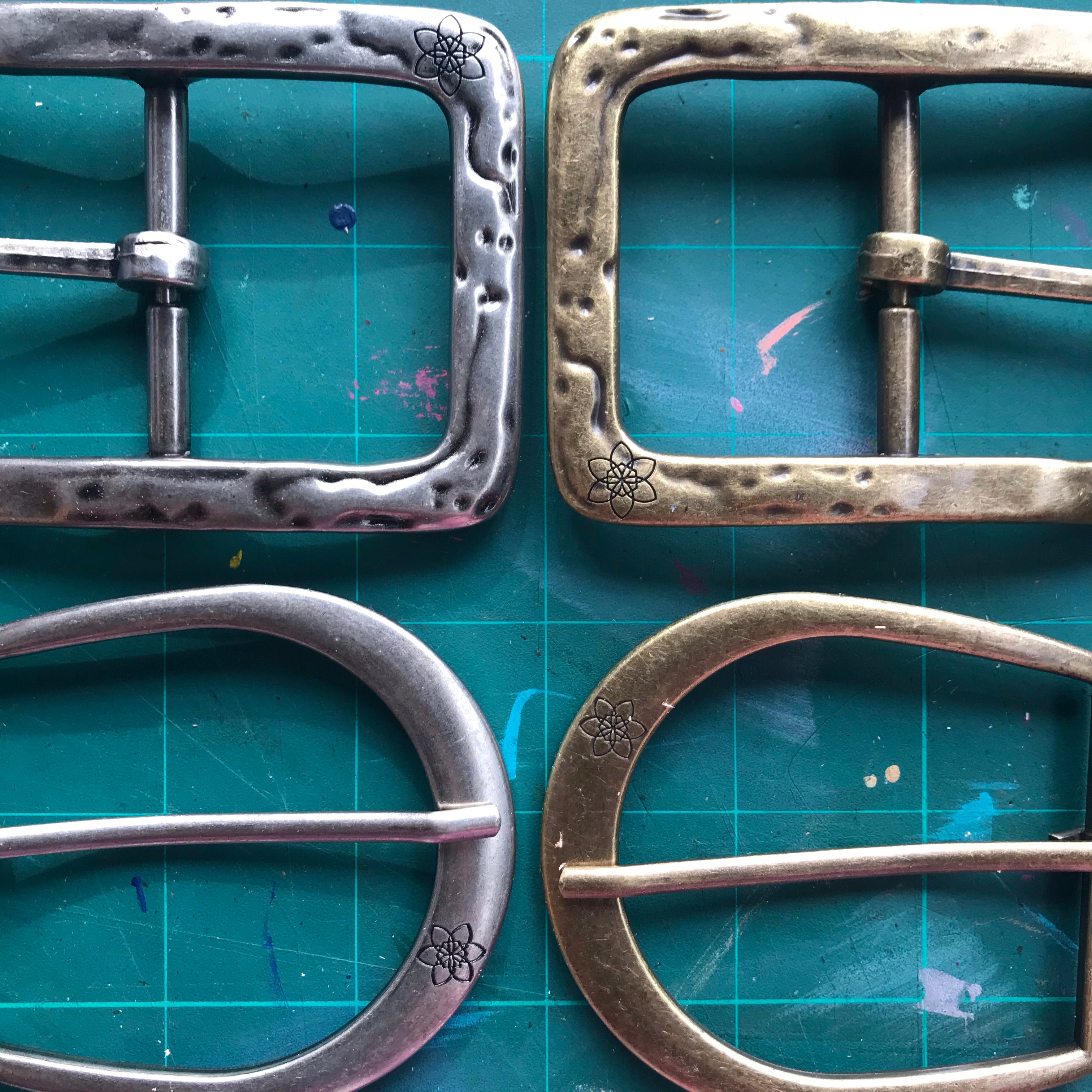 Vintage Style 'GROOVI'  STRAIGHT Belt in Neptune