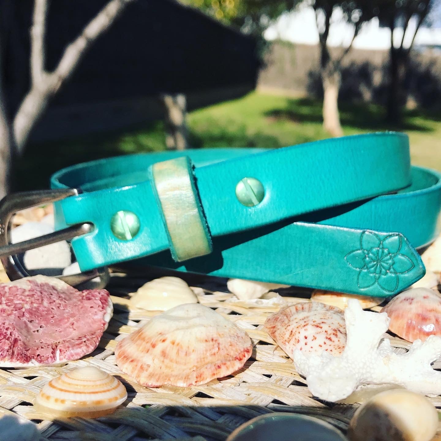 Boho Vintage Style' Slinki' Belt in Mermaid 🧜🏻‍♀️