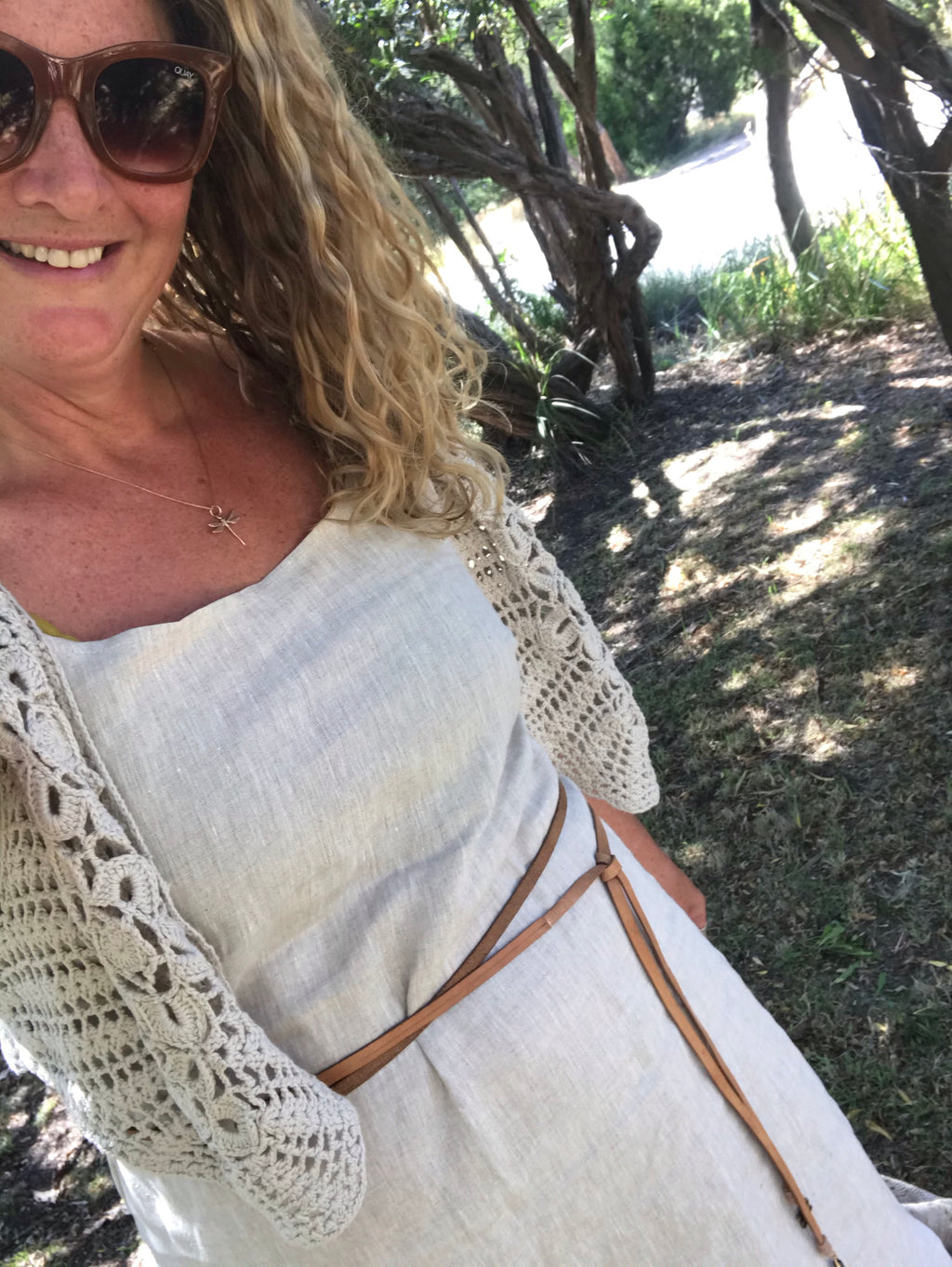 Wispi Tie Belt - Leather only  'Natural'