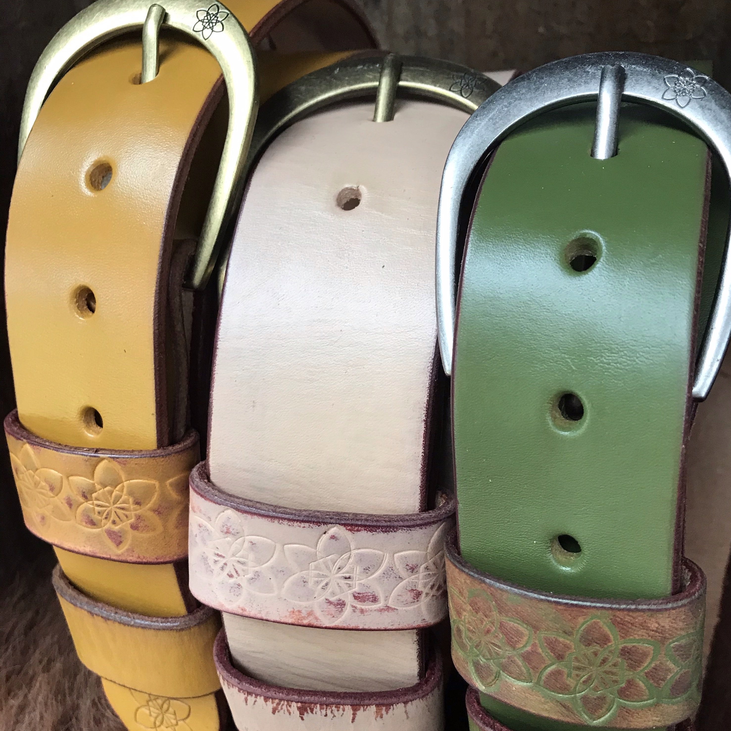 MUSTARD Yellow  'Funki'  Belt